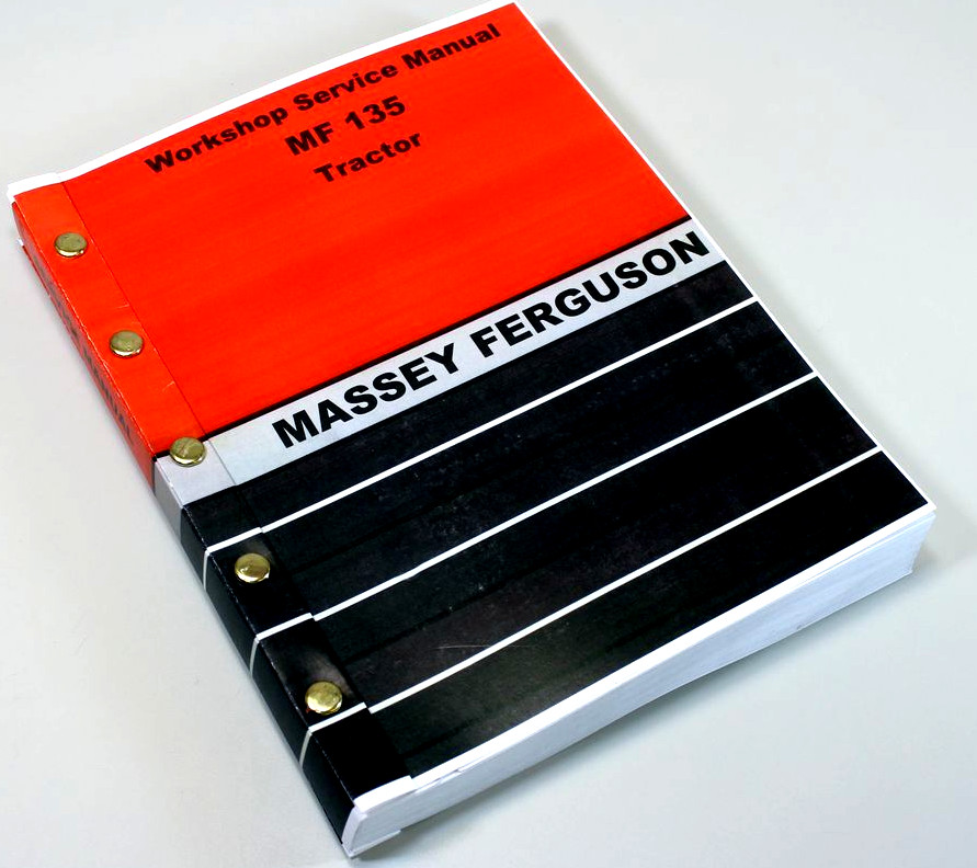 Massey Ferguson 135 Tractor Factory Service Manual Repair Workshop Shop Mf135
