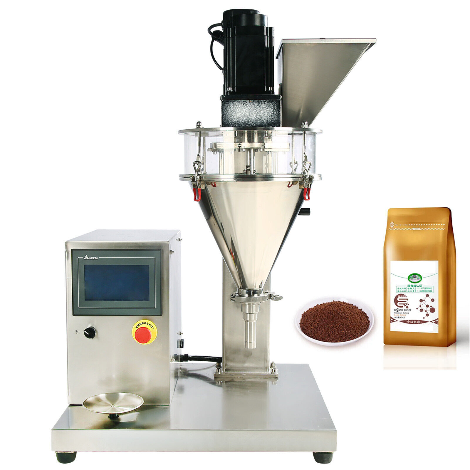 5-1000g Electric High Precision Flour Filling Machine Auger Weighing Filler