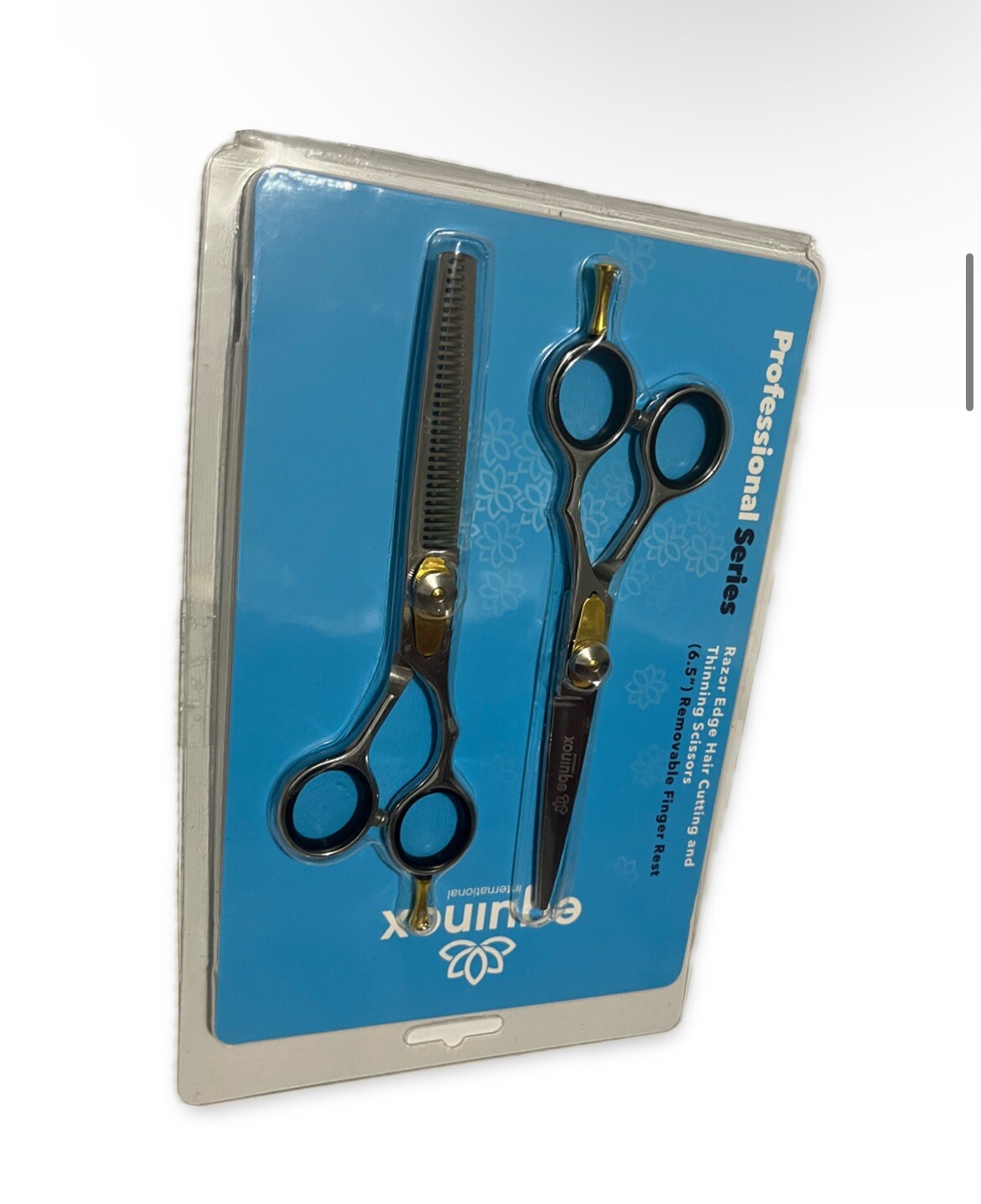 Equinox Professional Razor Edge Hair Cutting & Thinning Scissors- 6.5”