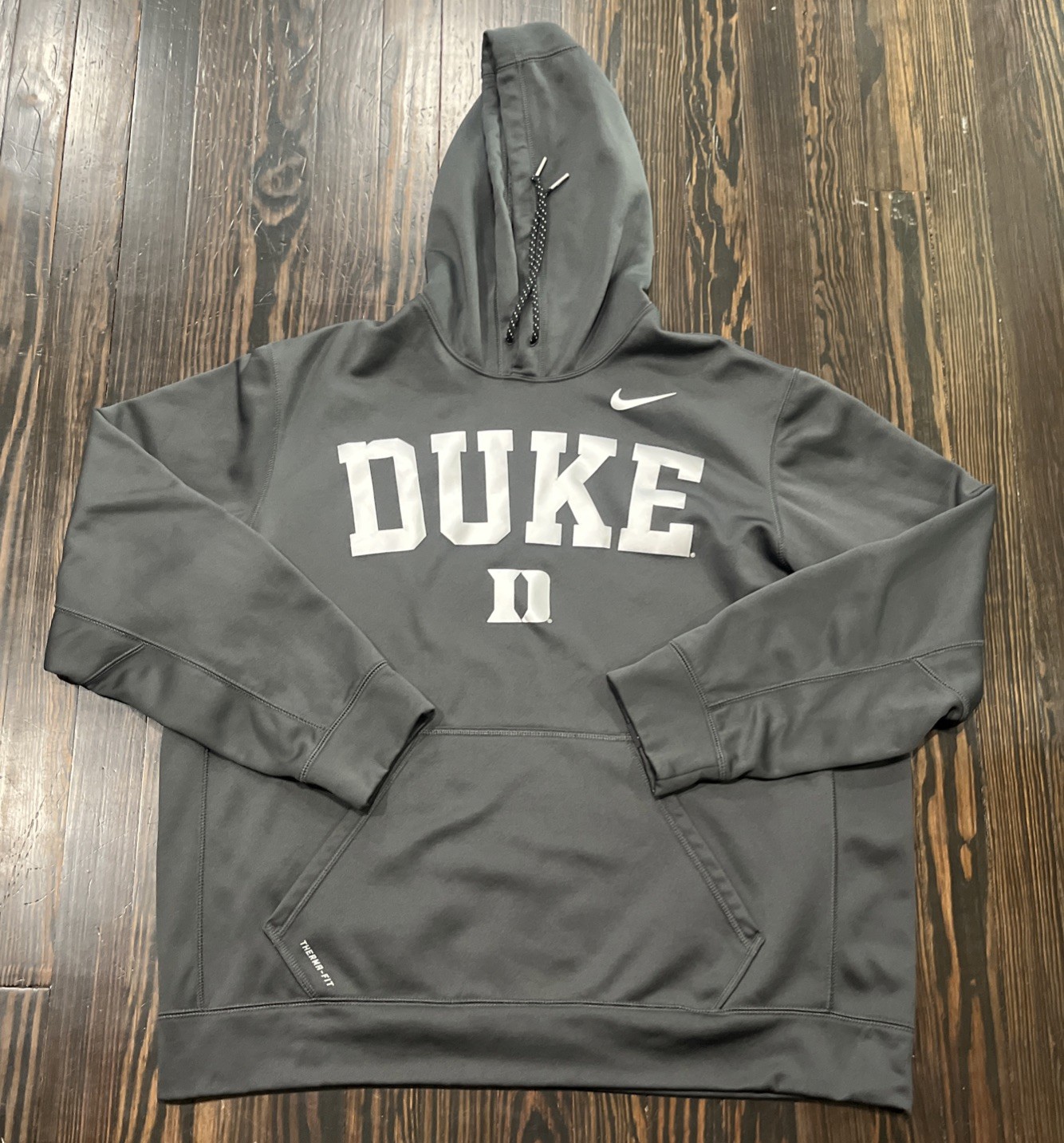Nike Duke Blue Devils Hoodies Men’s 2XL Gray Polyester 
