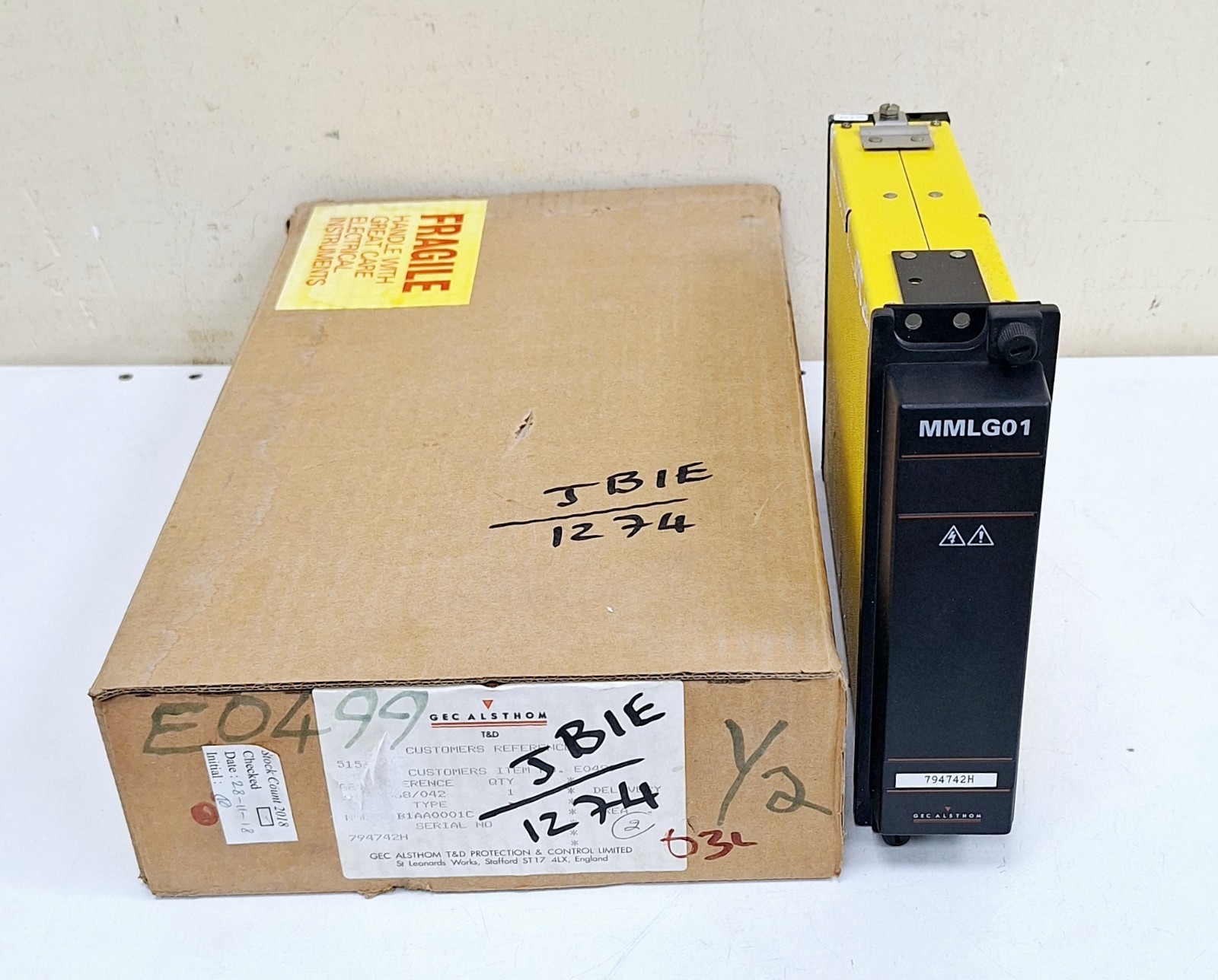 GEC Alsthom MMLG01B1AA0001C / MMLG01 Protection Relay