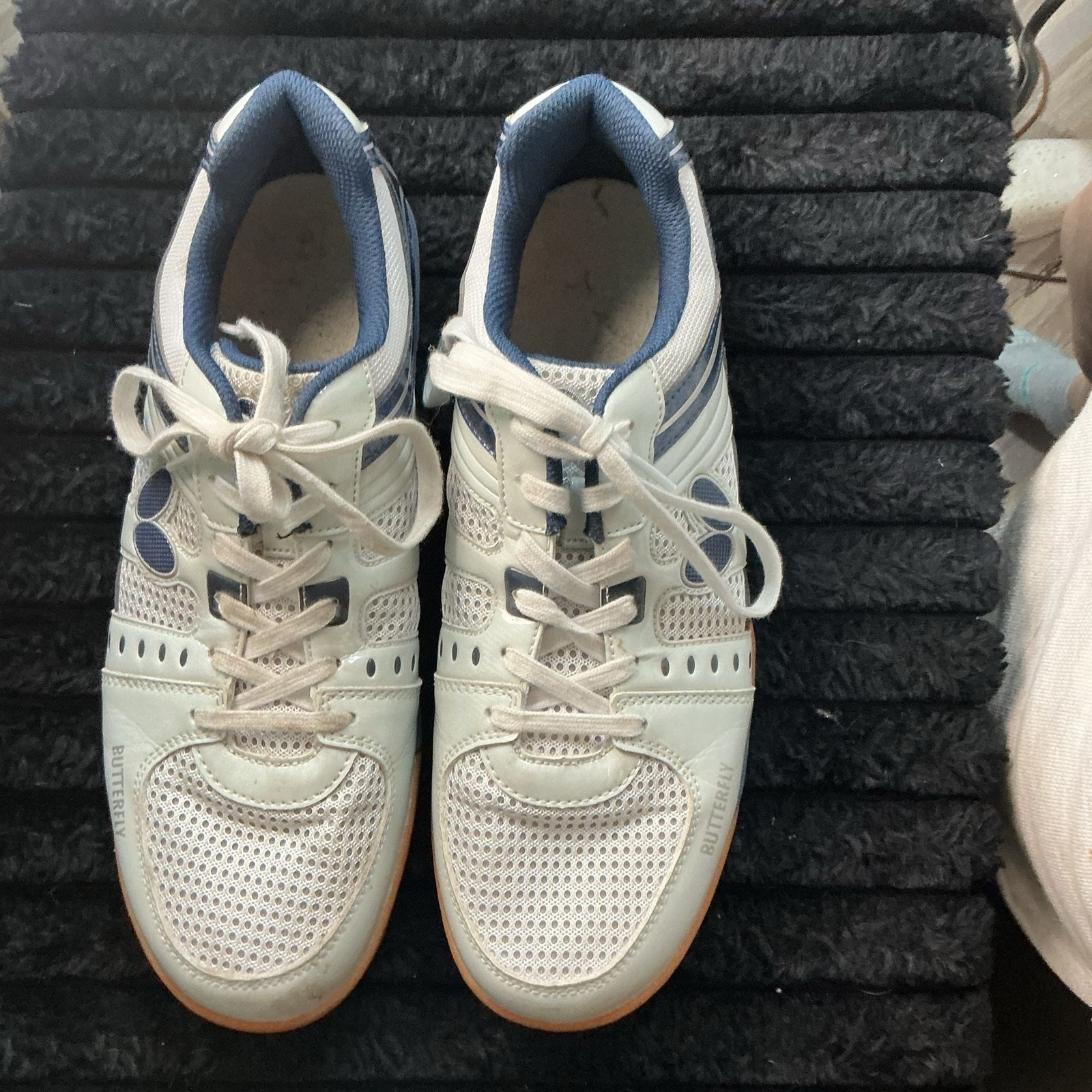 Butterfly Lezoline Sal Table Tennis Shoes White Blue Size EUR 45 Butterfly Lezoline Sal Table Tennis Shoes White Blue Size EUR 45