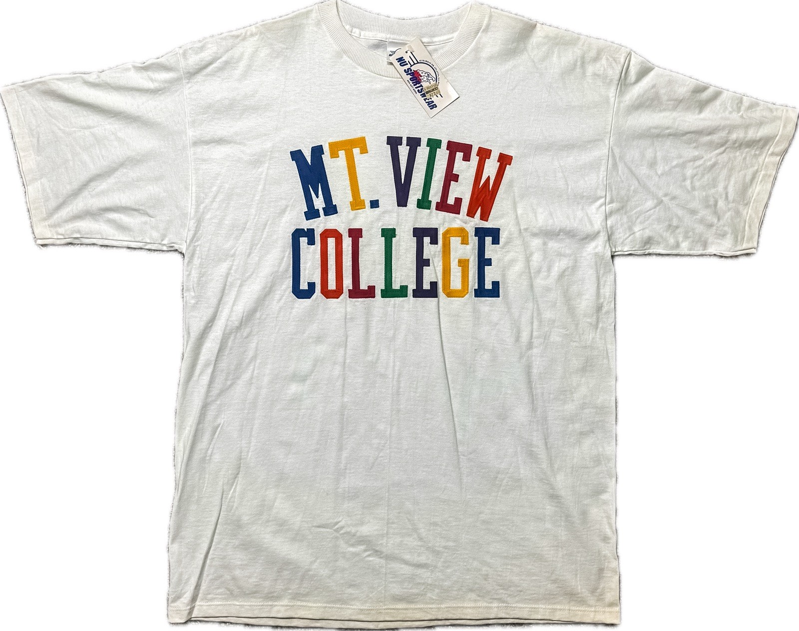 Mountain View College Vintage T-Shirt Spellout XXL Vintage Mountain View College Vintage T-Shirt Spellout XXL Vintage
