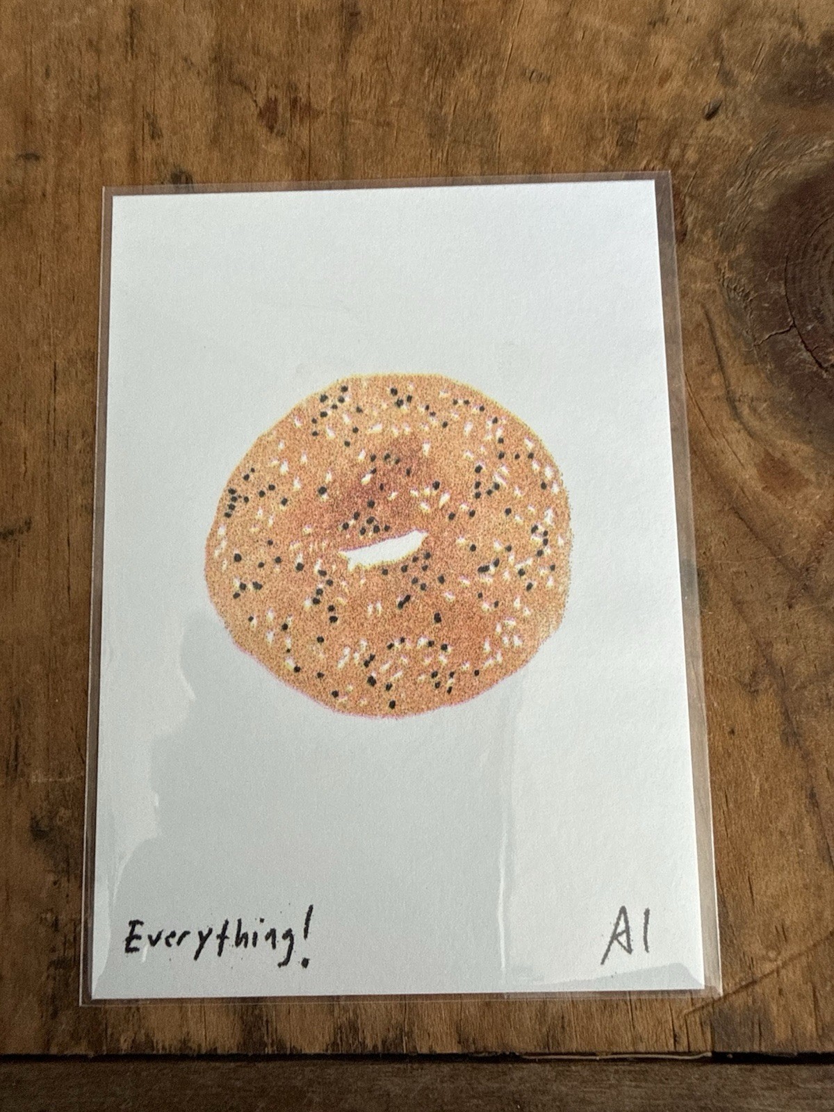 Ana Inc Anastasia Inciardi Mini Print - Everything Everything Bagel Ana Inc Anastasia Inciardi Mini Print - Everything Everything Bagel