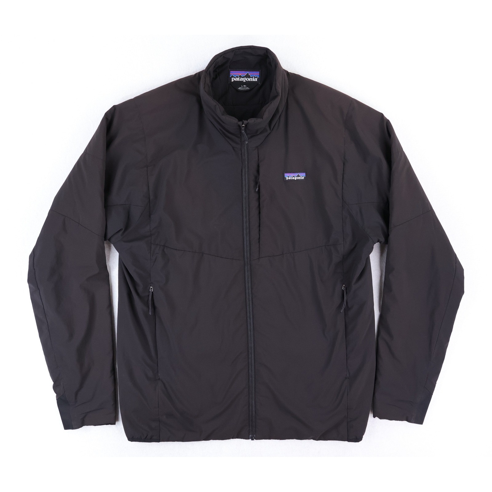 Patagonia Nano-Air Jacket Mens Large Black Full Zip Insulated 84252 READ