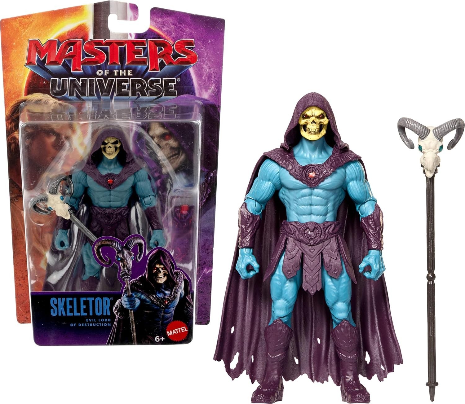 Masters of the Universe Movie Skeletor 5.5 Inch Action inches, Multicolor Masters of the Universe Movie Skeletor 5.5 Inch Action inches, Multicolor