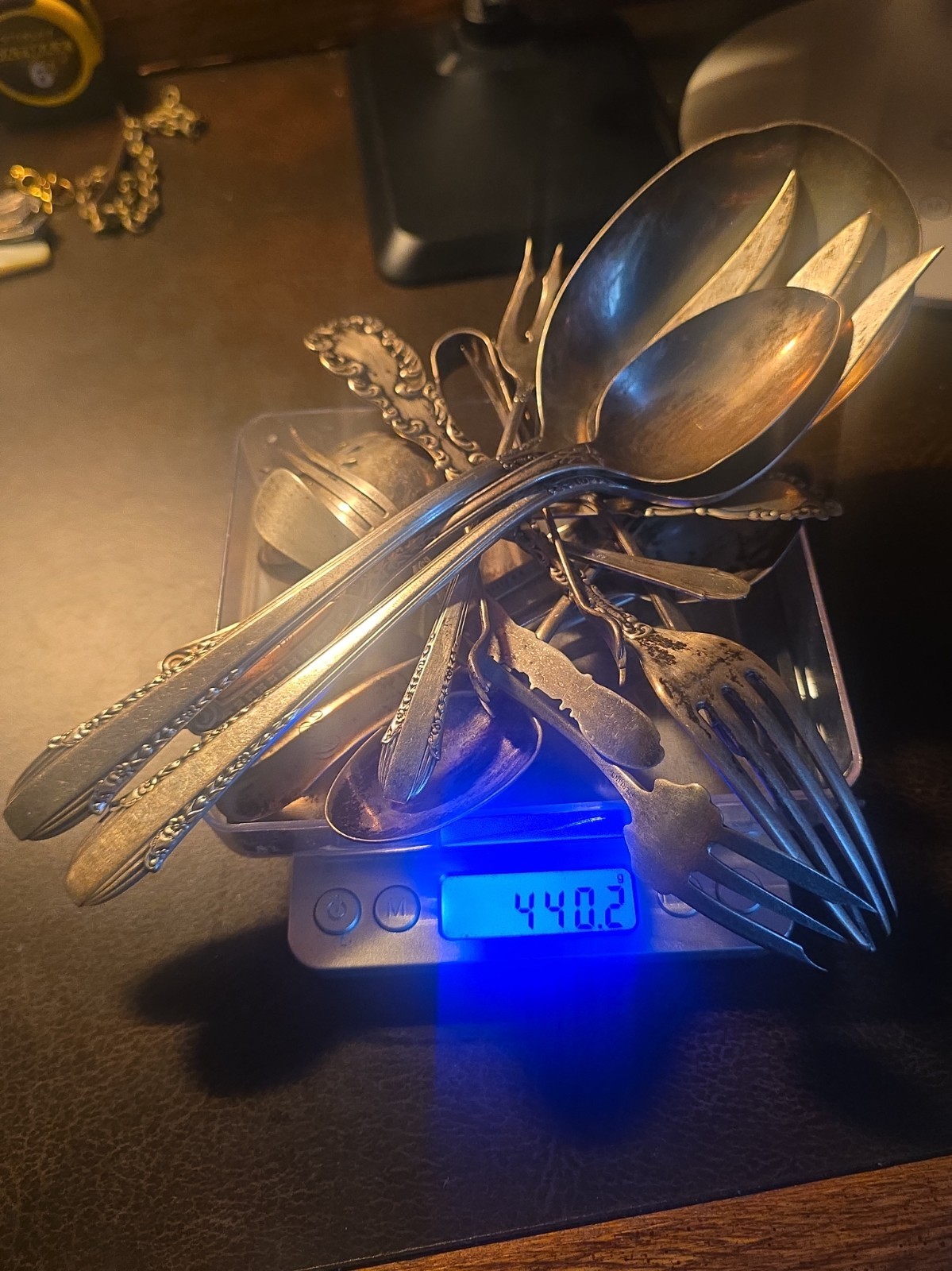 Sterling Silver Silverware Lot 440 grams 15 Pieces? Sterling Silver Silverware Lot 440 grams 15 Pieces?