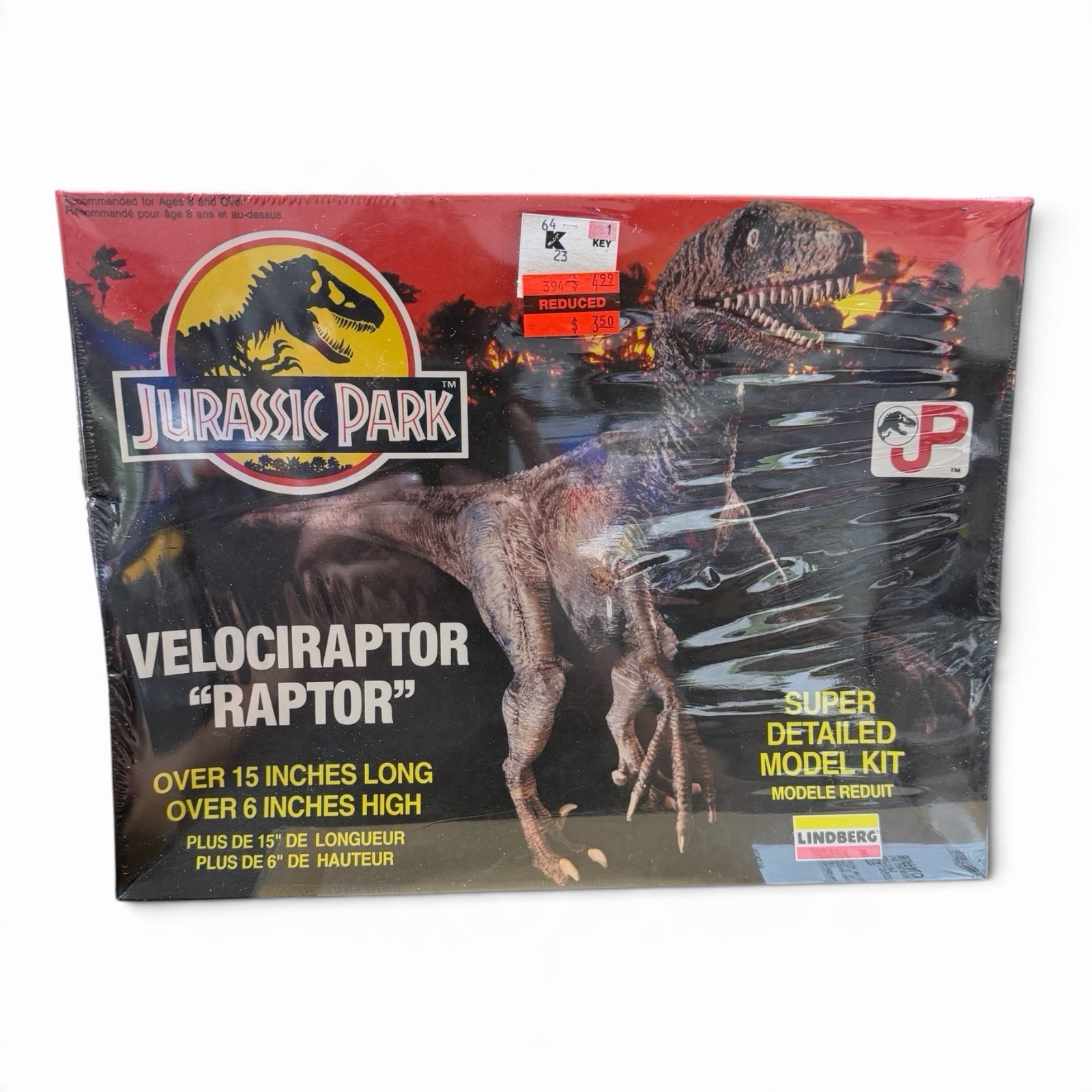 Jurassic Park Velociraptor Raptor Model Kit #70272  (1992) NEW SEALED