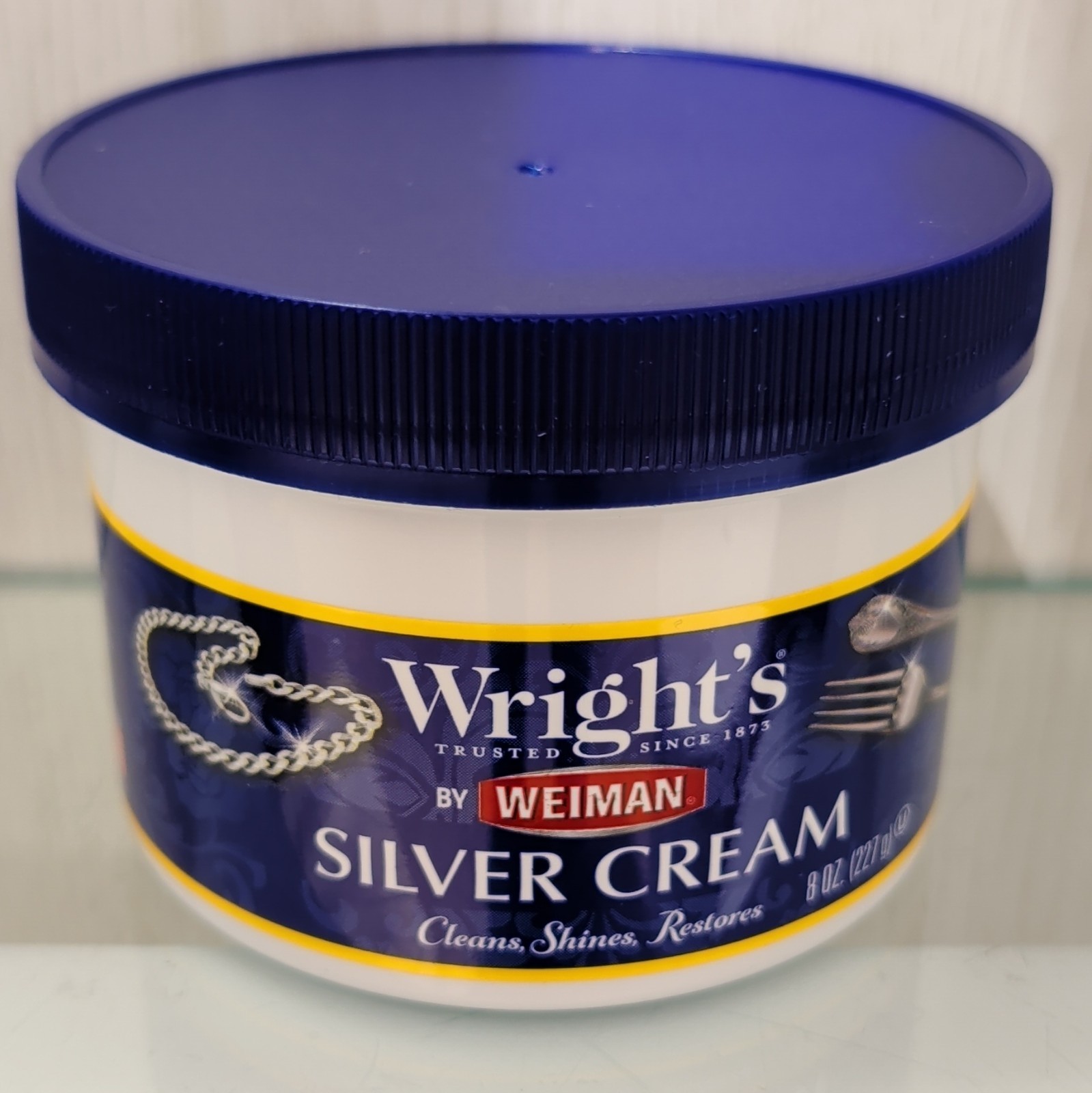 Wright\'s Silver Cleaner and Polish Cream 8 Ounce