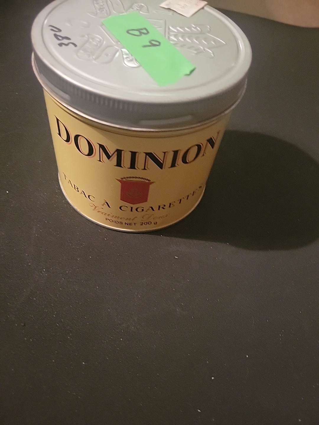 Dominion Cigarette Tobacco Tin empty Canada B9 Dominion Cigarette Tobacco Tin empty Canada B9