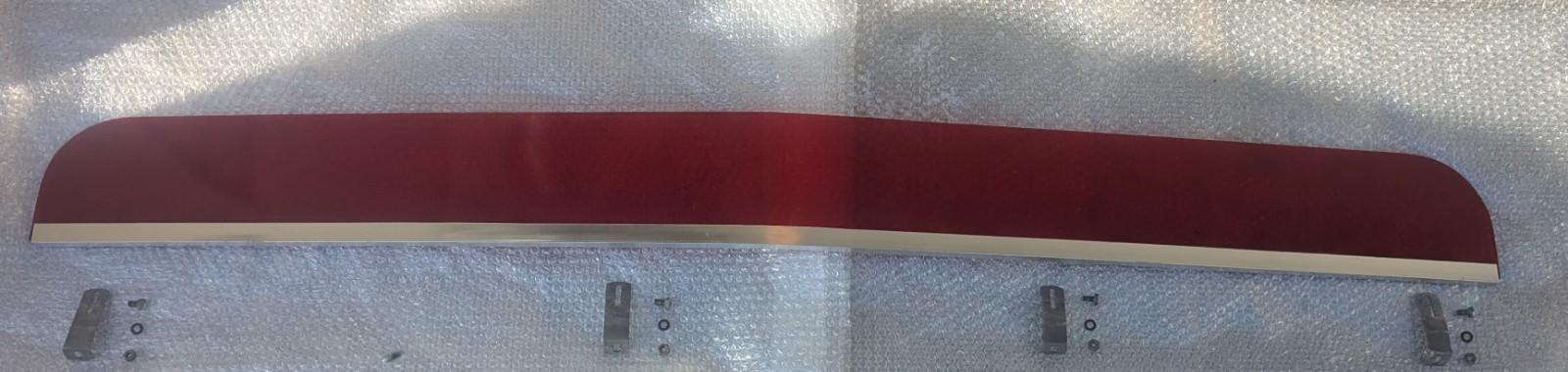 1973-1987 SQUARE BODY CHEVY GMC TRUCK RED VINTAGE DEFLECTA SHIELD VISOR 1973-1987 SQUARE BODY CHEVY GMC TRUCK RED VINTAGE DEFLECTA SHIELD VISOR