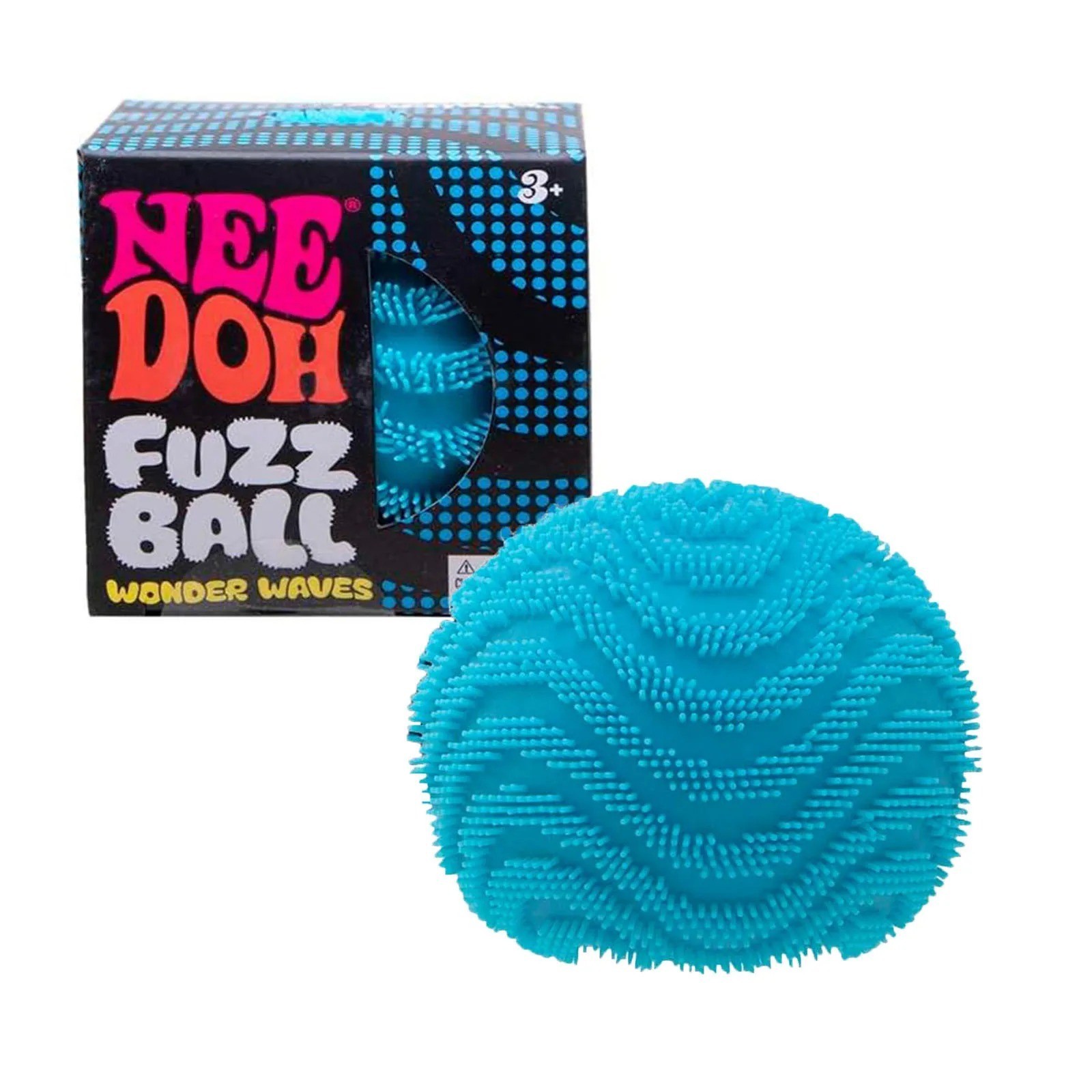 NeeDoh Fuzz Ball Wonder Waves Squishy Stress Ball Nee Doh Fuzzball New NeeDoh Fuzz Ball Wonder Waves Squishy Stress Ball Nee Doh Fuzzball New