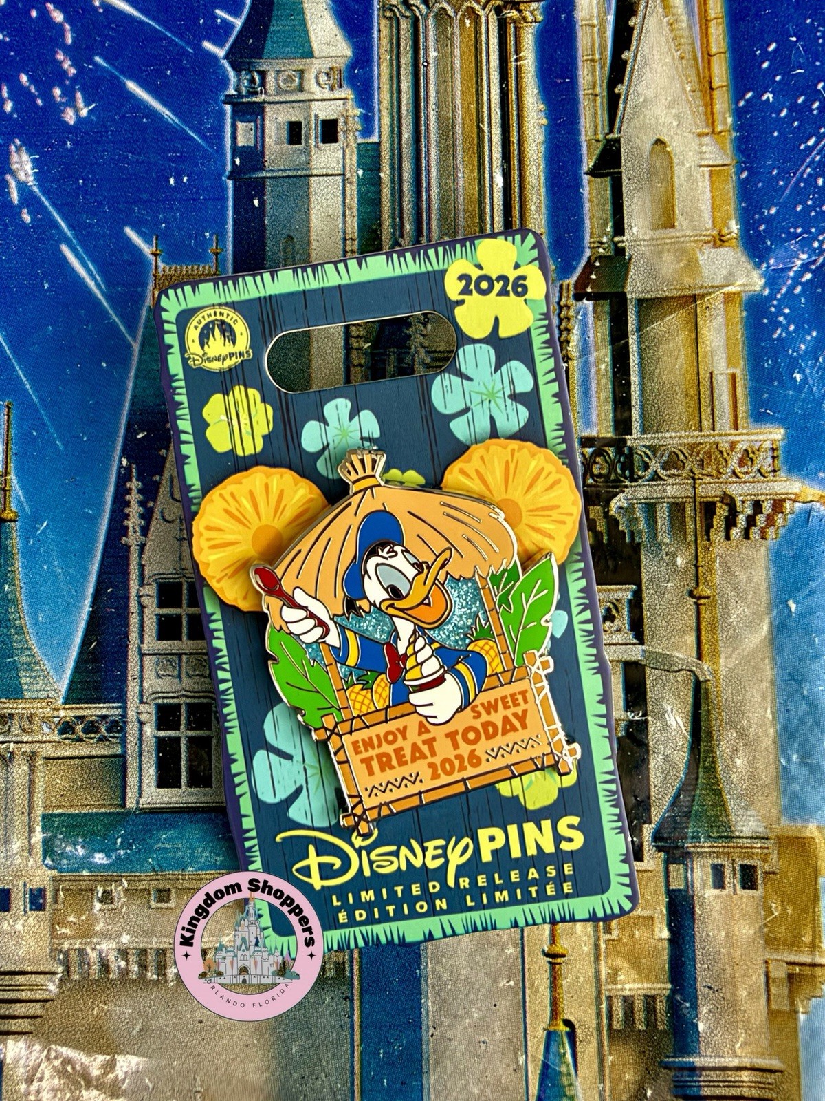 2026 Disney Parks Sweet Treats Day Donald Duck LR Pin 2026 Disney Parks Sweet Treats Day Donald Duck LR Pin