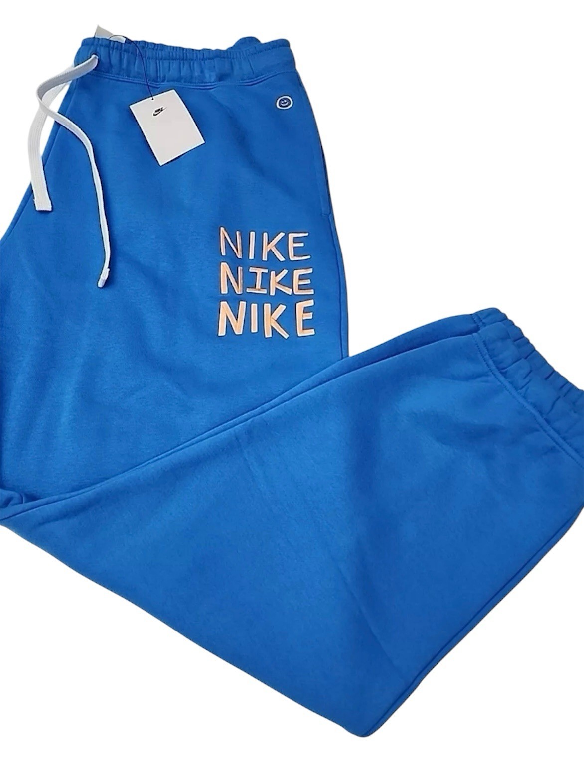 Nike Men\'s Sportswear Fleece XL Light Photo Blue Jogger Pants DQ4081-435 New