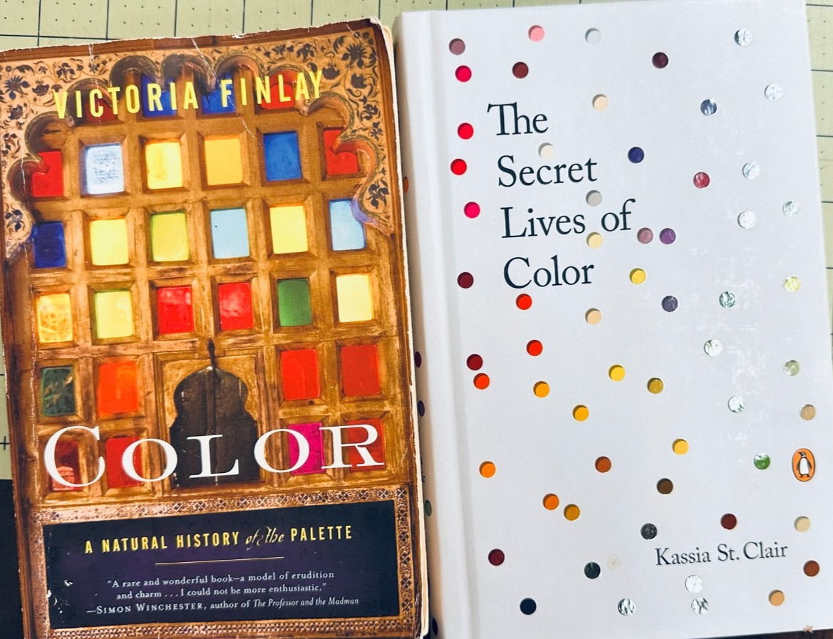 The Secret Lives of Color Kassia St. Clair HB & Color by Victoria Finlay PB