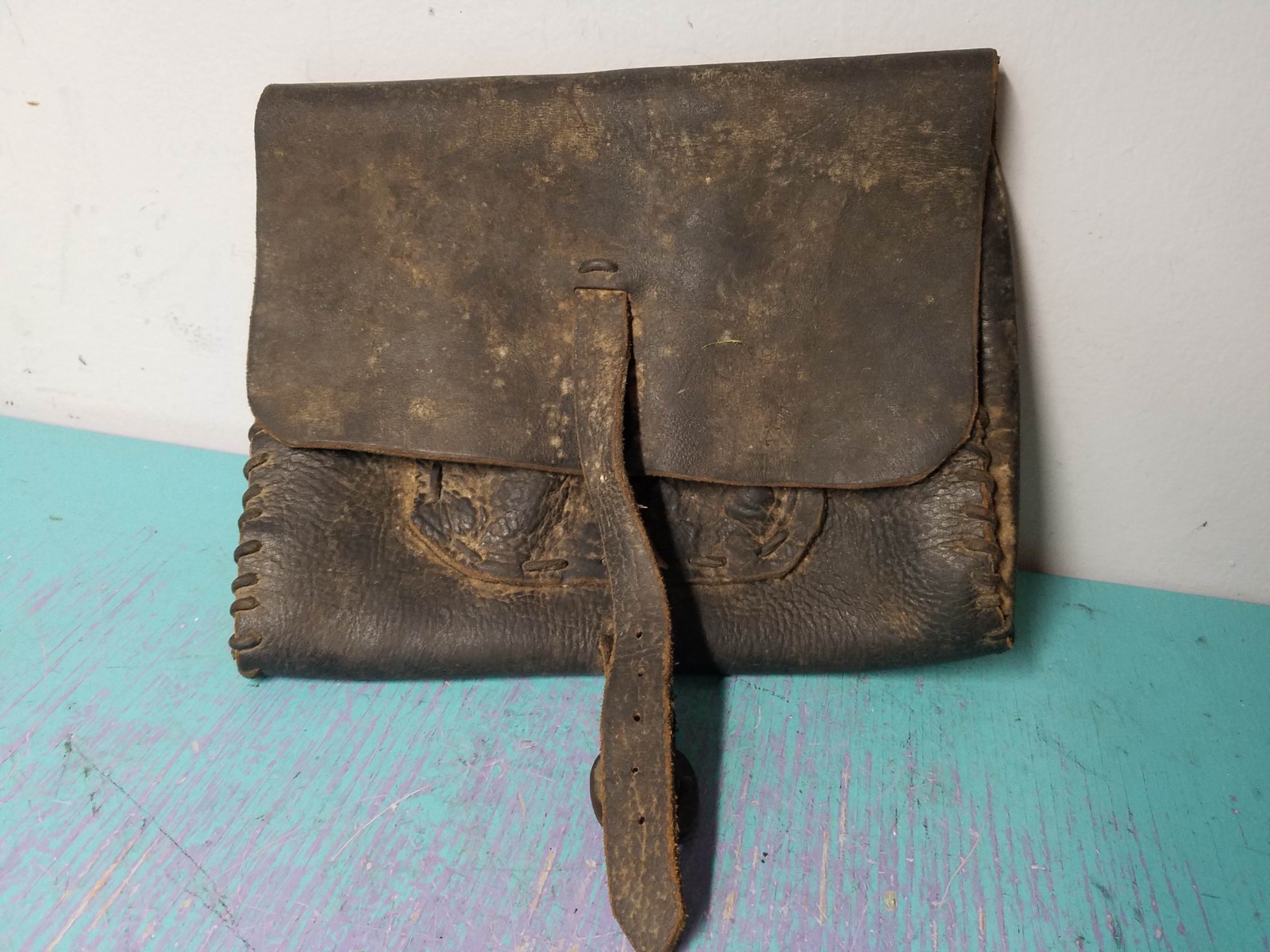 Leather Tool Bag Vintage Harley Davidson Motorcycle Antique Chopper Knucklehead Leather Tool Bag Vintage Harley Davidson Motorcycle Antique Chopper Knucklehead