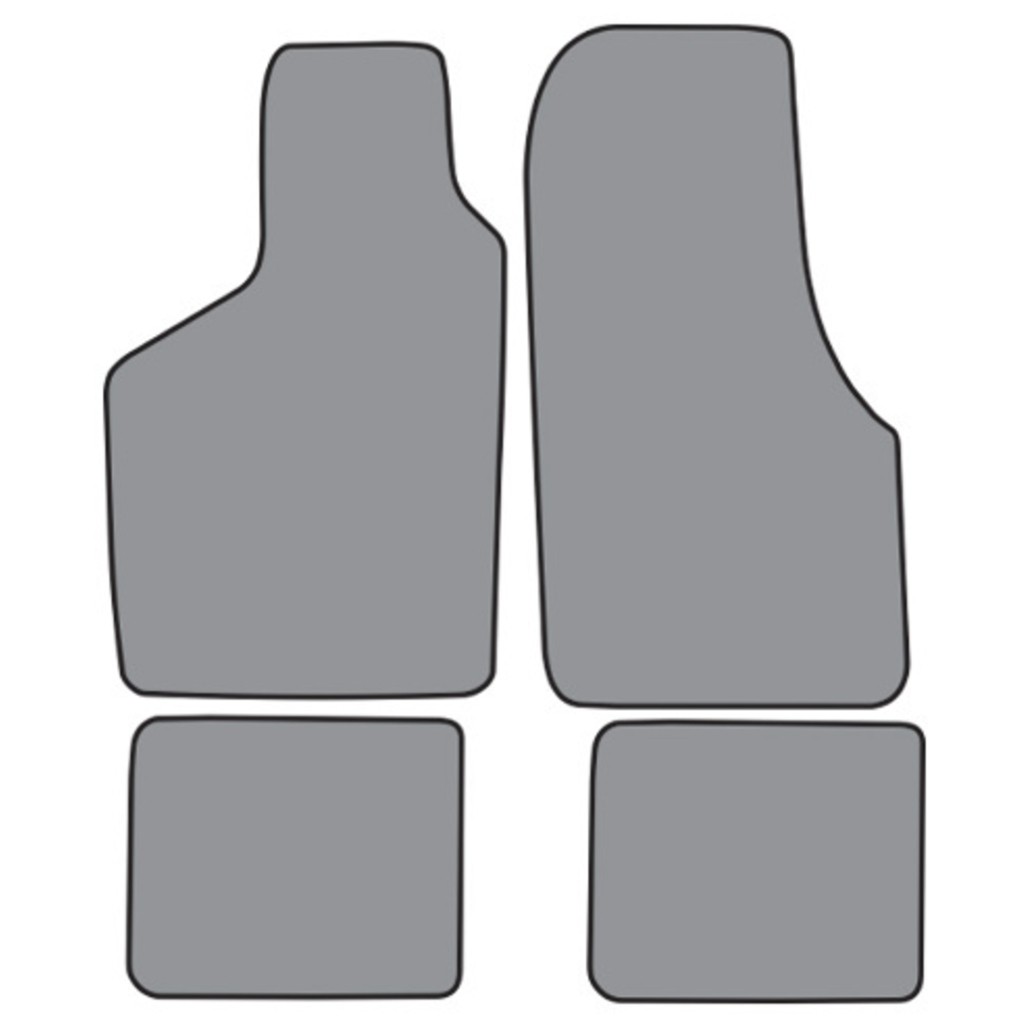 Floor Mats for 1985-1987 Volkswagen Cabriolet Die Cut Cutpile Complete 4Pc