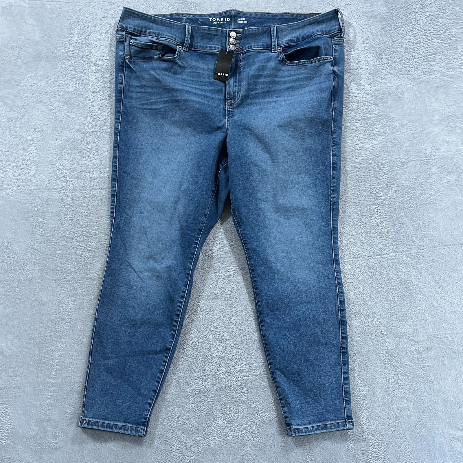 Torrid Super Soft High Rise Jegging Stretch Denim Jeans 24 Short Western Grunge