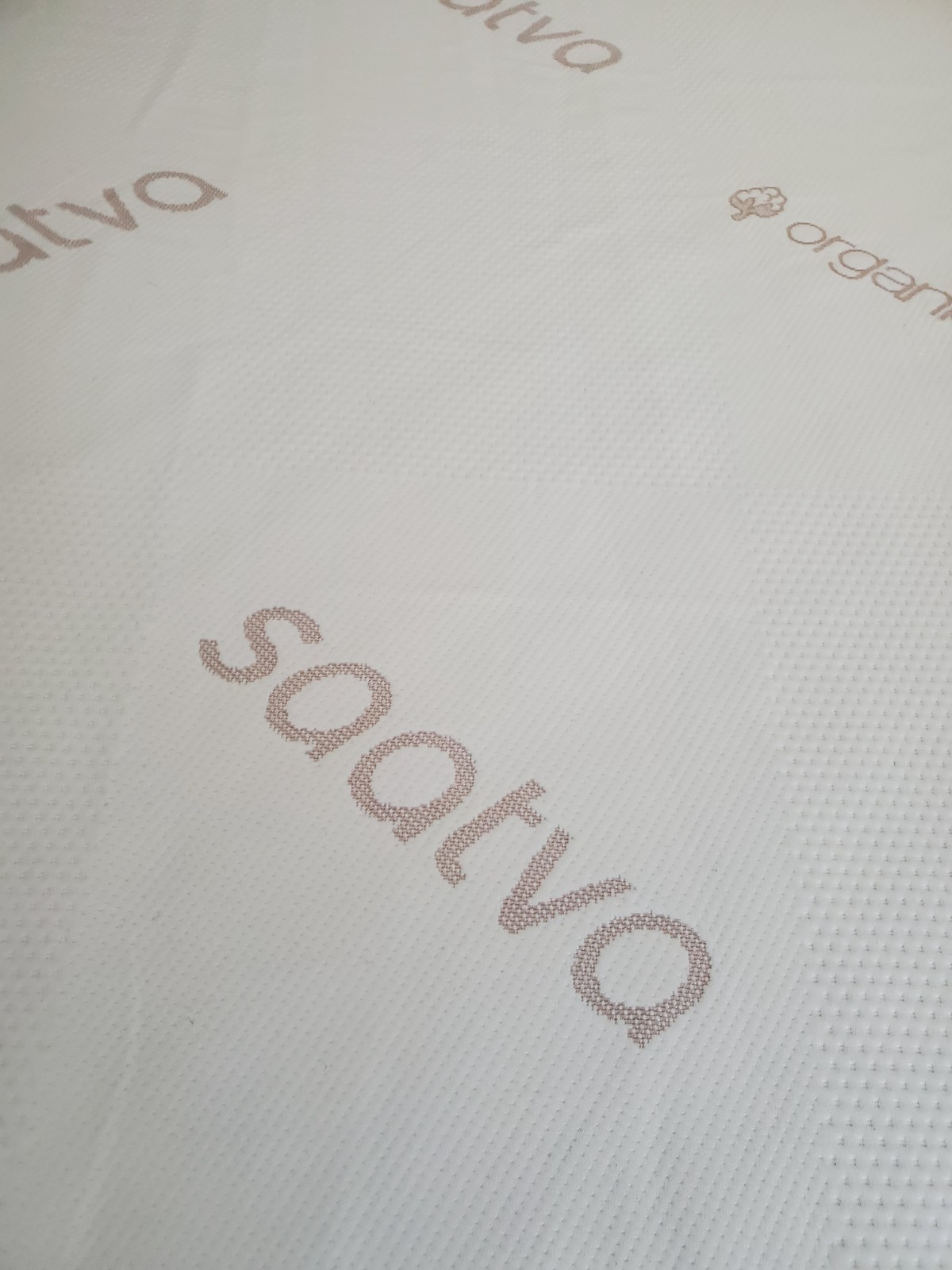 Saatva Natural Latex Foam Organic Cotton Mattress Topper King Size 76” x 80” Saatva Natural Latex Foam Organic Cotton Mattress Topper King Size 76” x 80”