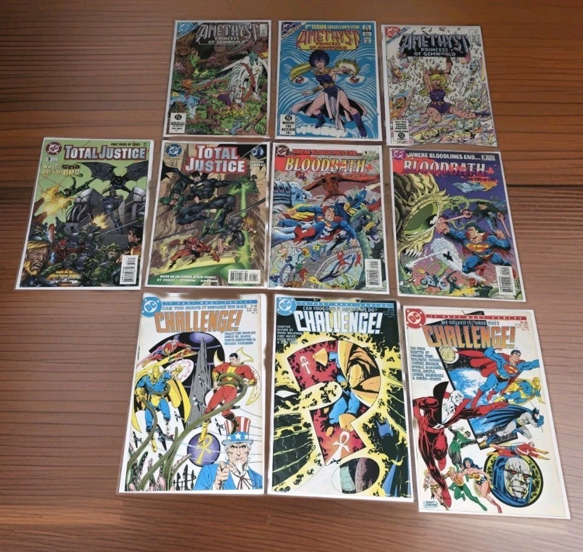 ​DC Comics Vintage 80s 90s Lot - Amethyst DC Challenge + 2 Reader Copies