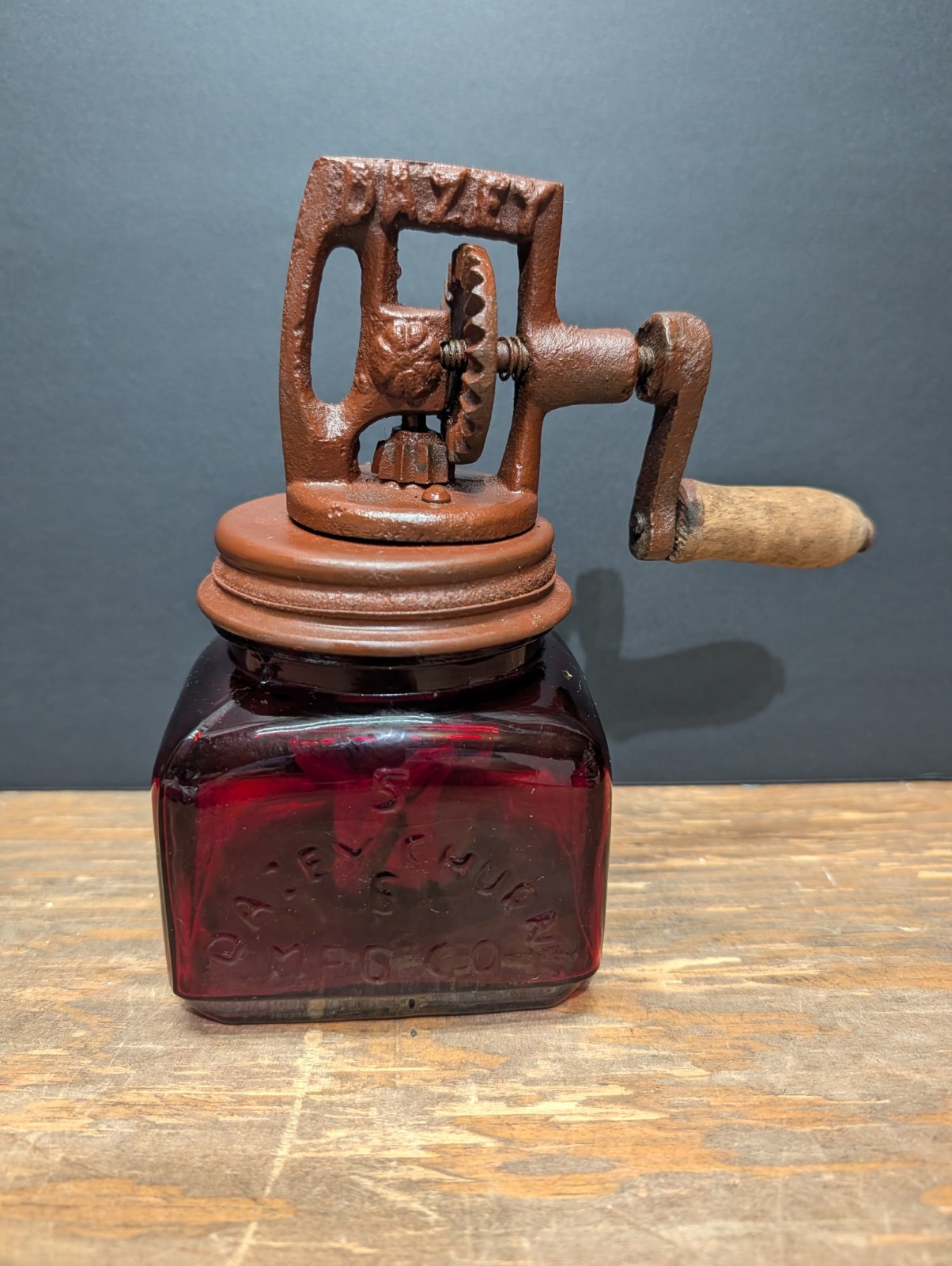Dazey Butter Churn Ruby Red #5 St Louis