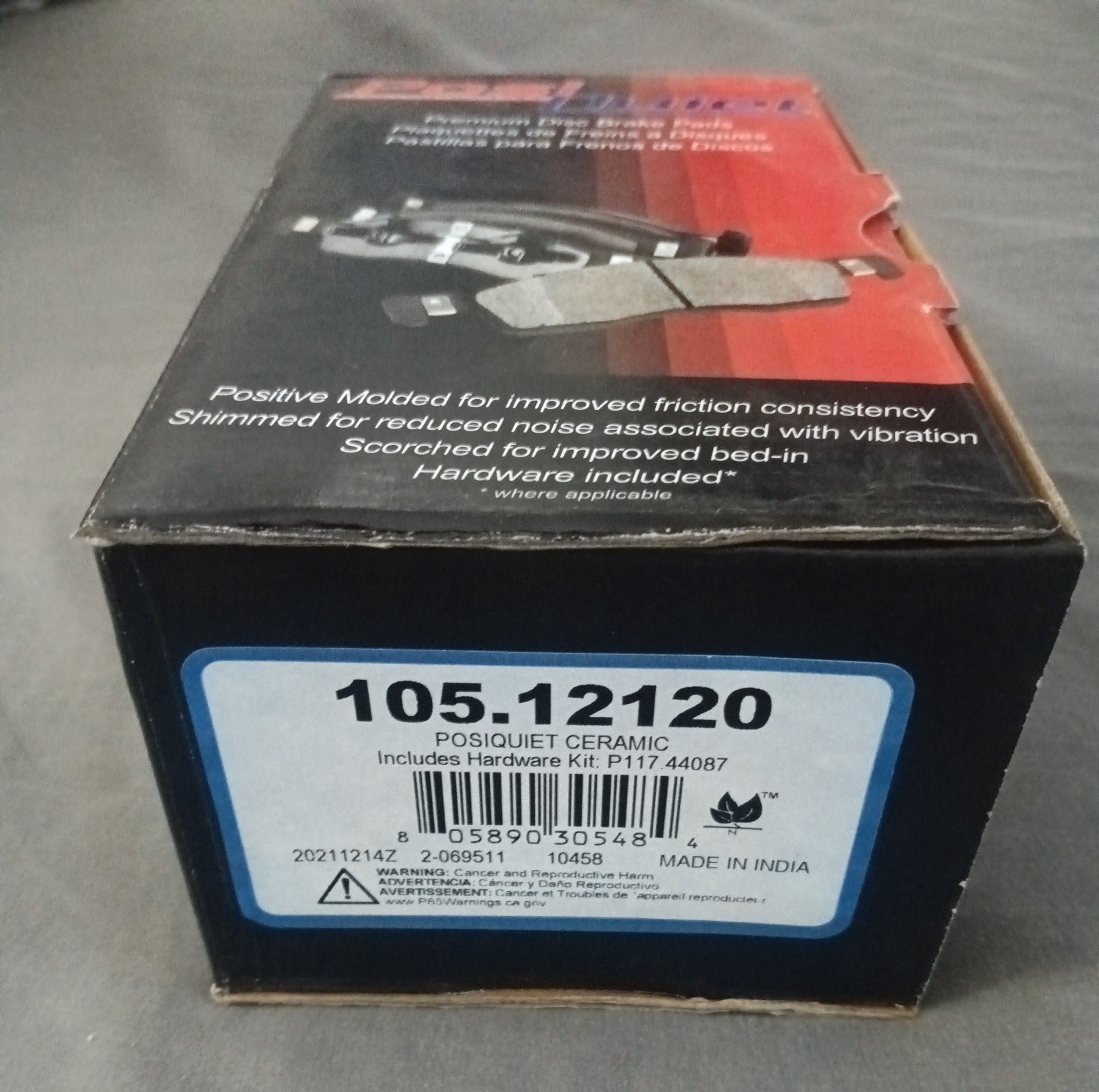 Centric Posi Quiet 105.12120 Disc Brake Pad Set for QC1212 Braking Stopping tp Centric Posi Quiet 105.12120 Disc Brake Pad Set for QC1212 Braking Stopping tp