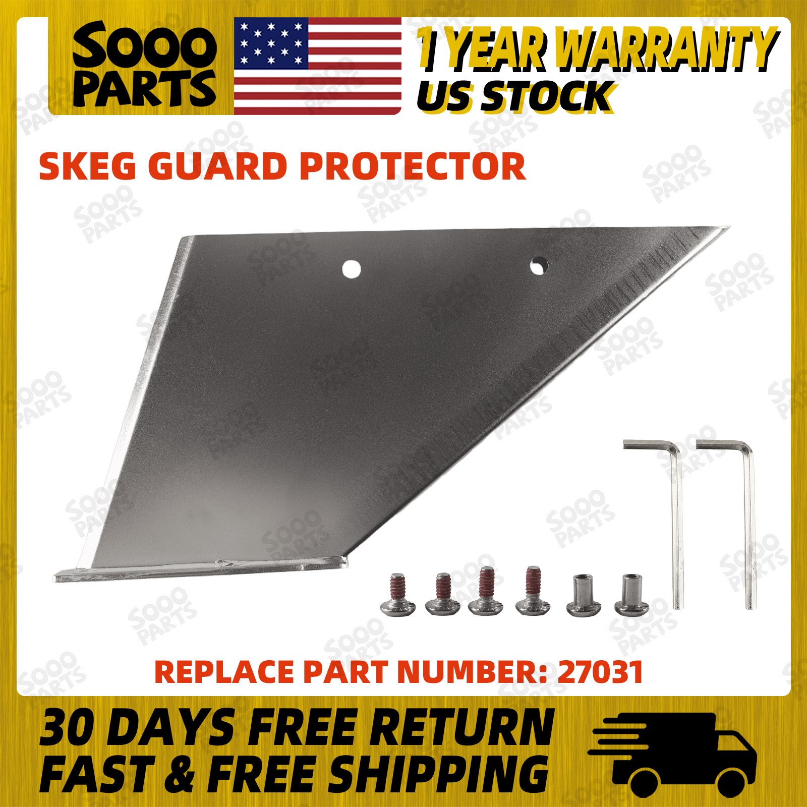 27031 Skeg Guard Protector For Mercury Mercruiser Alpha 1 Generation 2 1991-2023