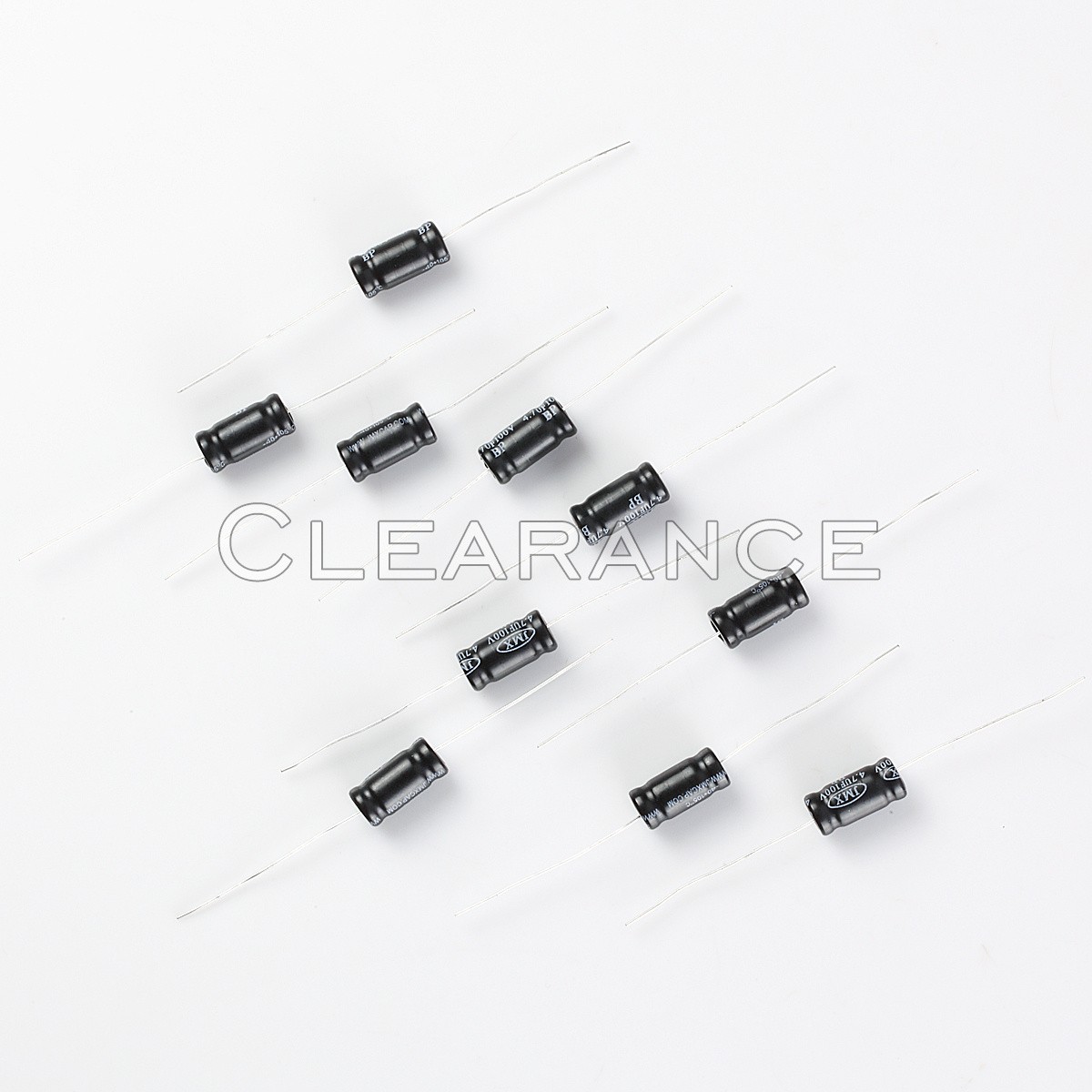 10pcs Non-Polarized Electrolytic Audio Capacitor 4.7uF 100V 10pcs Non-Polarized Electrolytic Audio Capacitor 4.7uF 100V