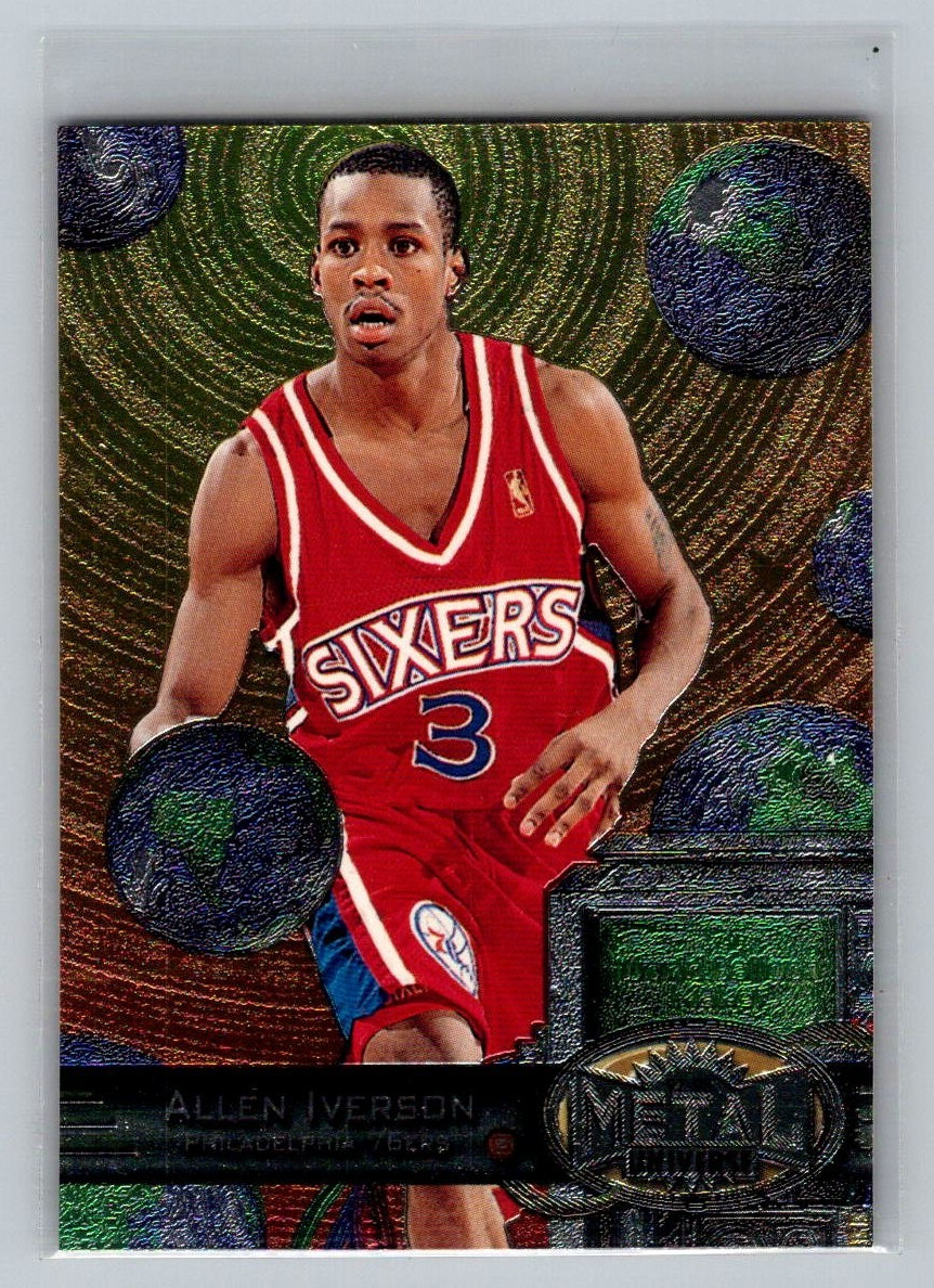 1997-98 Skybox Metal Universe Allen Iverson #20 Philadelphia 76ers/Ship Free 1997-98 Skybox Metal Universe Allen Iverson #20 Philadelphia 76ers/Ship Free