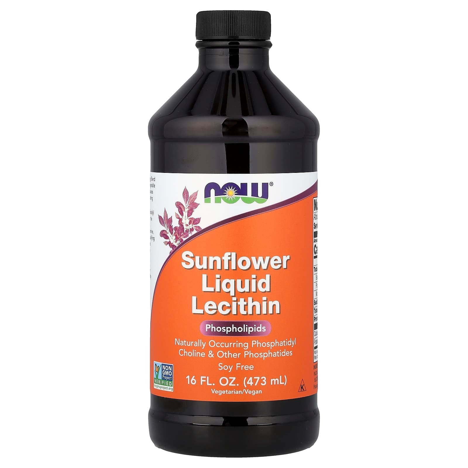 Now Foods Sunflower Liquid Lecithin 16 fl oz 473 ml GMP Quality Assured - F/S Now Foods Sunflower Liquid Lecithin 16 fl oz 473 ml GMP Quality Assured - F/S
