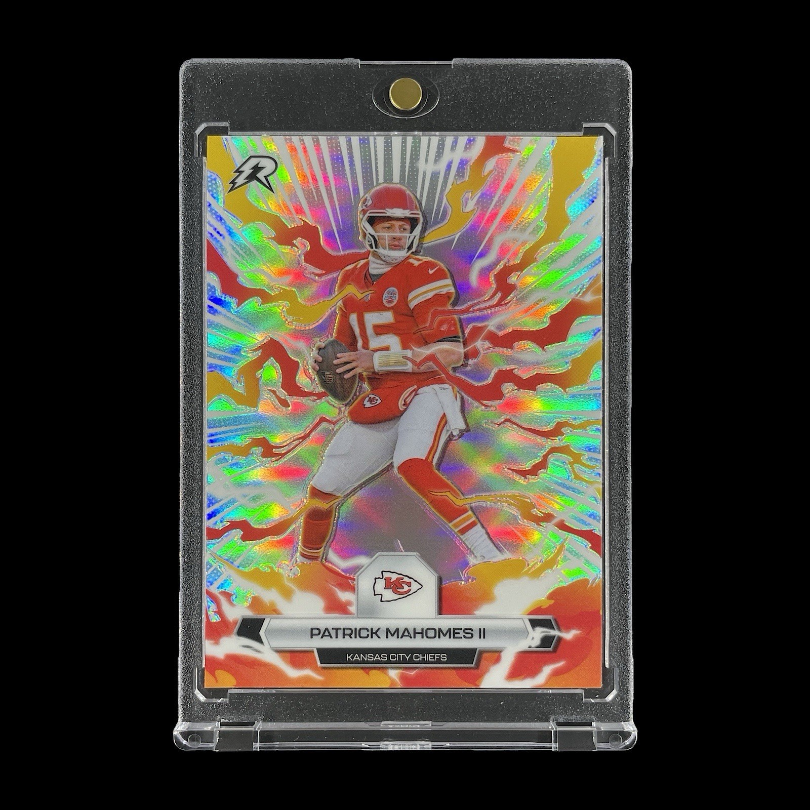 PATRICK MAHOMES II SILVER ELECTRICITY REFRACTOR CHROME CARD 2025 Topps - Chiefs