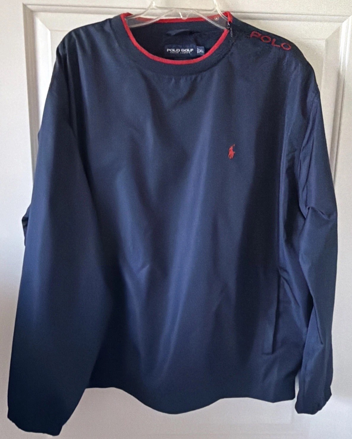 Vintage Polo Golf Ralph Lauren Mens Windbreaker Shoulder & Side Zippers Size XL Vintage Polo Golf Ralph Lauren Mens Windbreaker Shoulder & Side Zippers Size XL