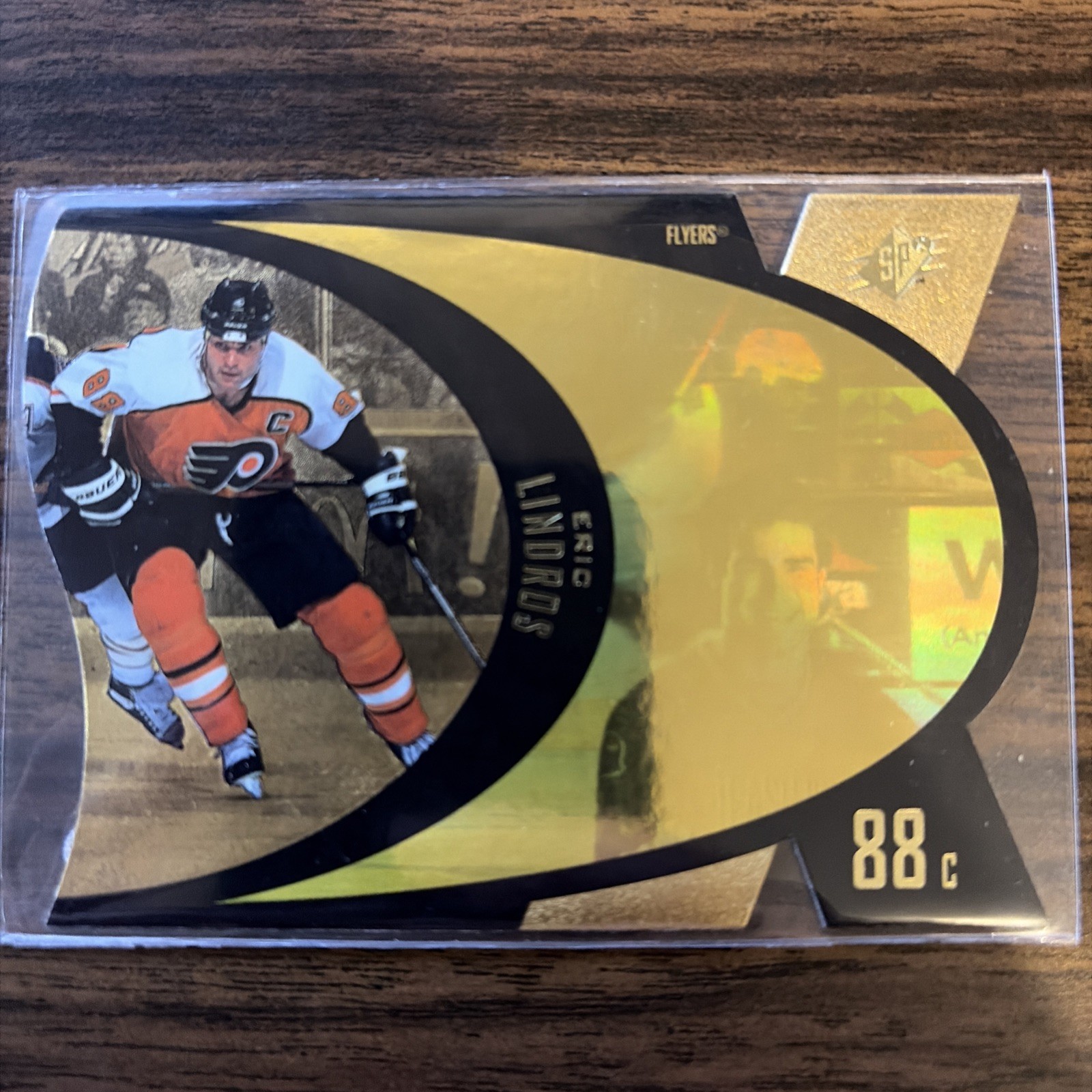 1997-98 Eric Lindros Upper Deck SPX Grand Finale #36 Gold Hologram /50 SSP RARE 1997-98 Eric Lindros Upper Deck SPX Grand Finale #36 Gold Hologram /50 SSP RARE