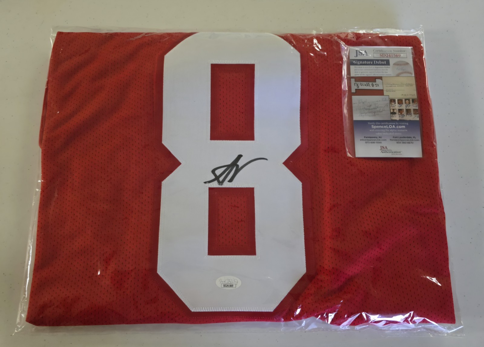 Arvell Reese Signed Jersey Ohio State Buckeyes Auto Autographed JSA Arvell Reese Signed Jersey Ohio State Buckeyes Auto Autographed JSA
