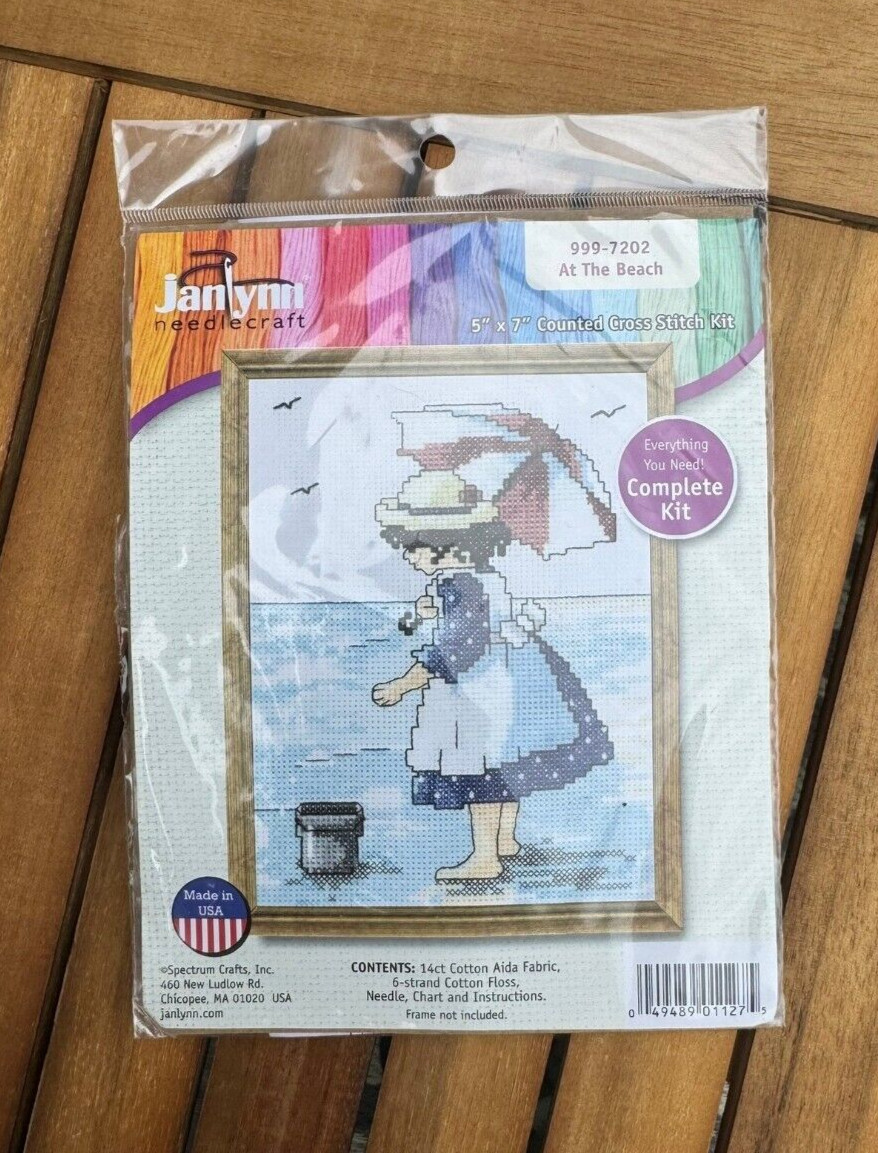 Unopened Janlynn Counted Cross Stitch Kit #999-7202. Unopened Janlynn Counted Cross Stitch Kit #999-7202.