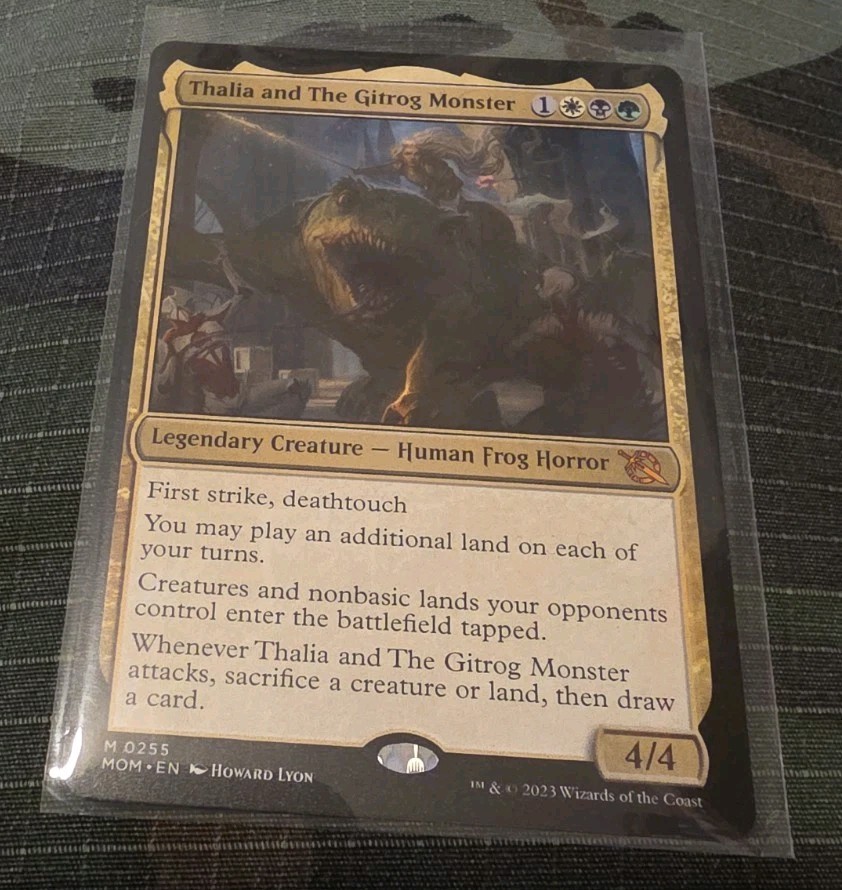 Thalia and The Gitrog Monster #255 (NM) March of the Machine MOM Magic MTG