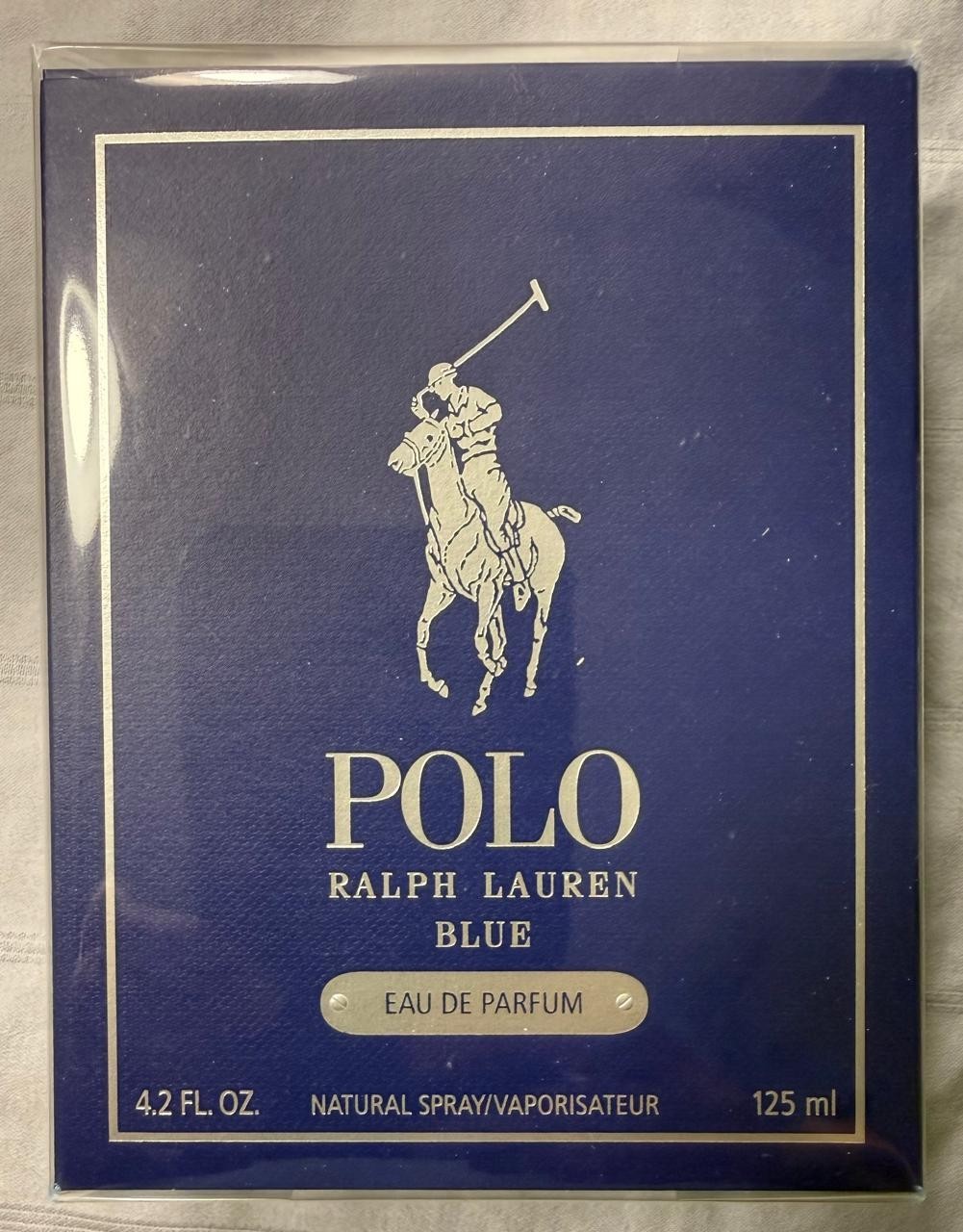 POLO RALPH LAUREN BLUE Eau de Parfum SEALED BOX – 4.2 FL OZ / 125 ML