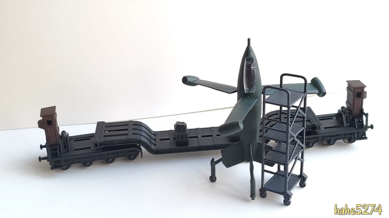 Using Liliput Metal Wheels V2 Missile Ho Scale DC DRG Railway Transport Vehicle