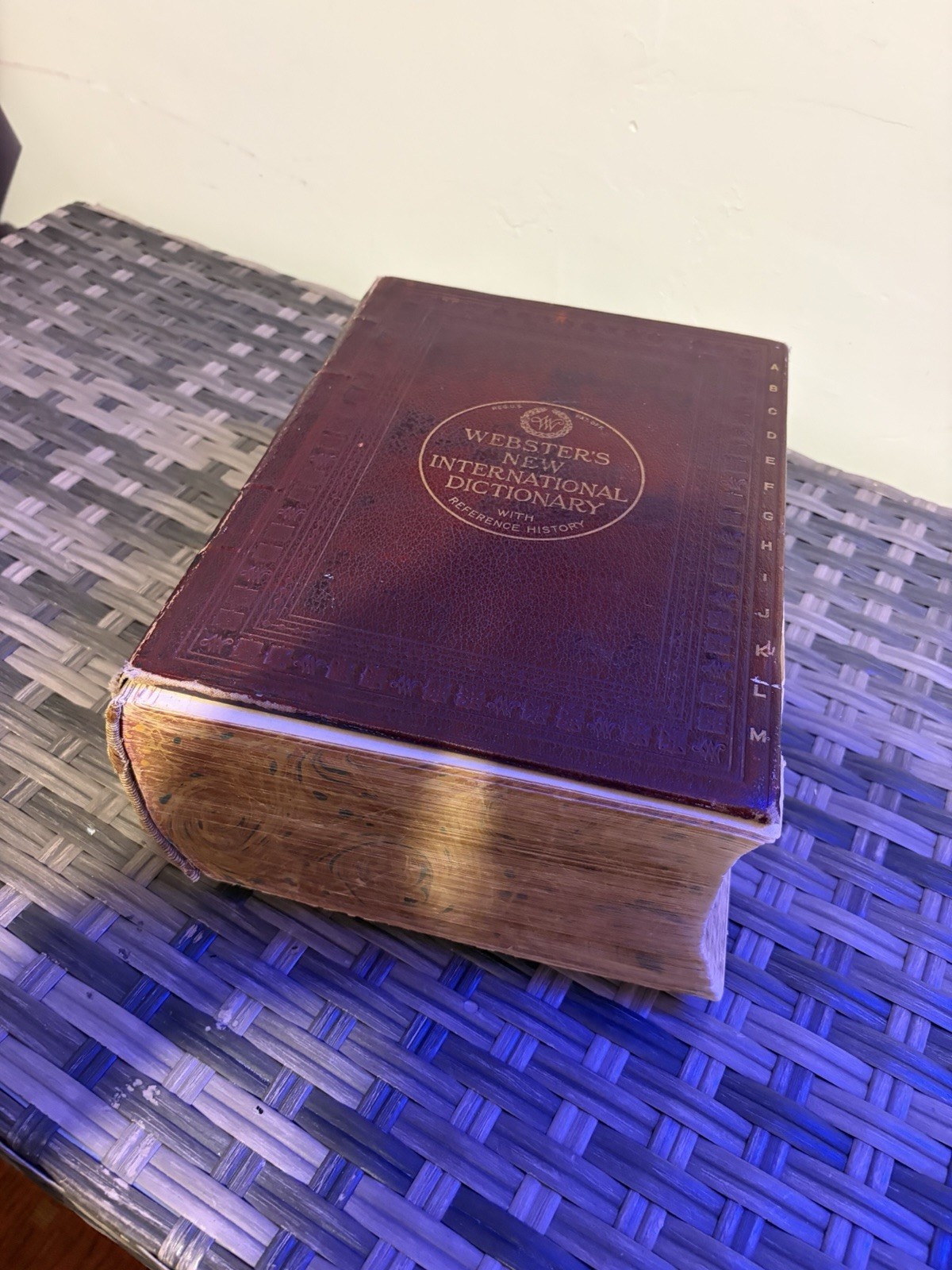 Vintage 1923 Webster\'s New International Dictionary English Language, History Vintage 1923 Webster\'s New International Dictionary English Language, History