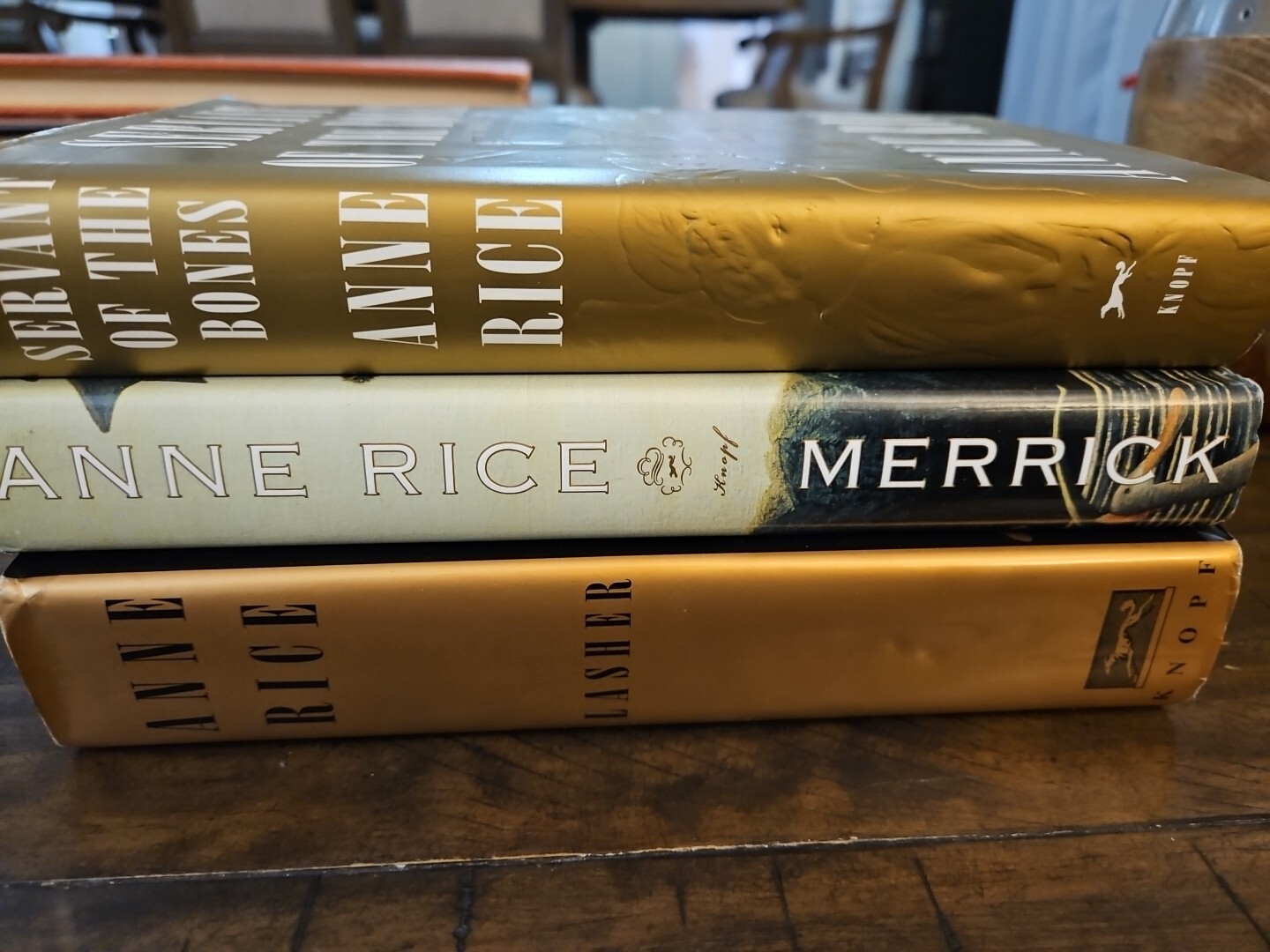 3x Anne Rice 1st Ed HC Lot of 3 Taltos Merrick Bones 1st Print VGC Vampire 