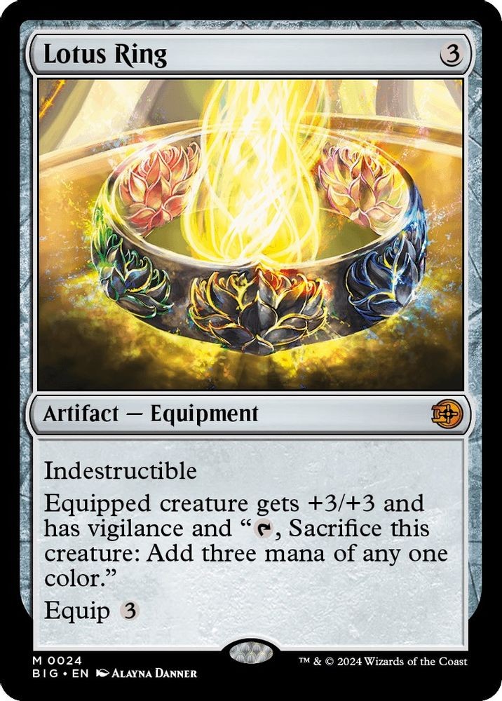 2024 Magic: The Gathering: BIG - Lotus Ring (#24, M, Near Mint) 2024 Magic: The Gathering: BIG - Lotus Ring (#24, M, Near Mint)