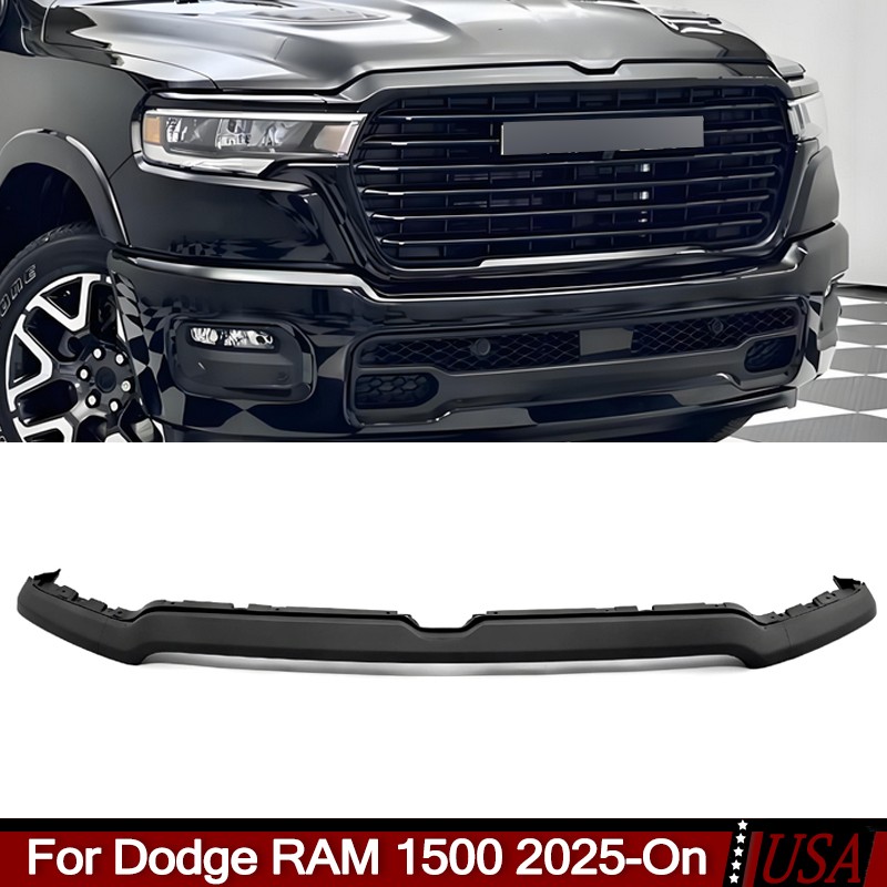 Primered Black Front Bumper Grille Molding Trim Fits For Dodge RAM 1500 2025-ON