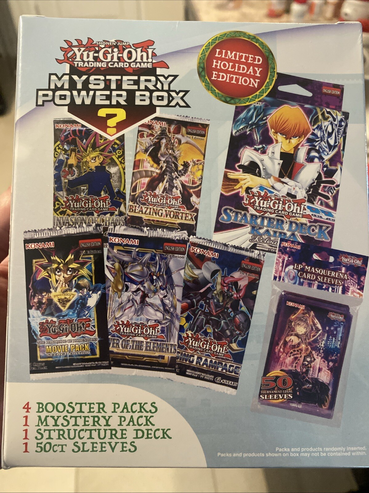 2023 Yu-Gi-Oh Mystery Power Box Limited Holiday Edition Yugioh 5 Packs (CB)