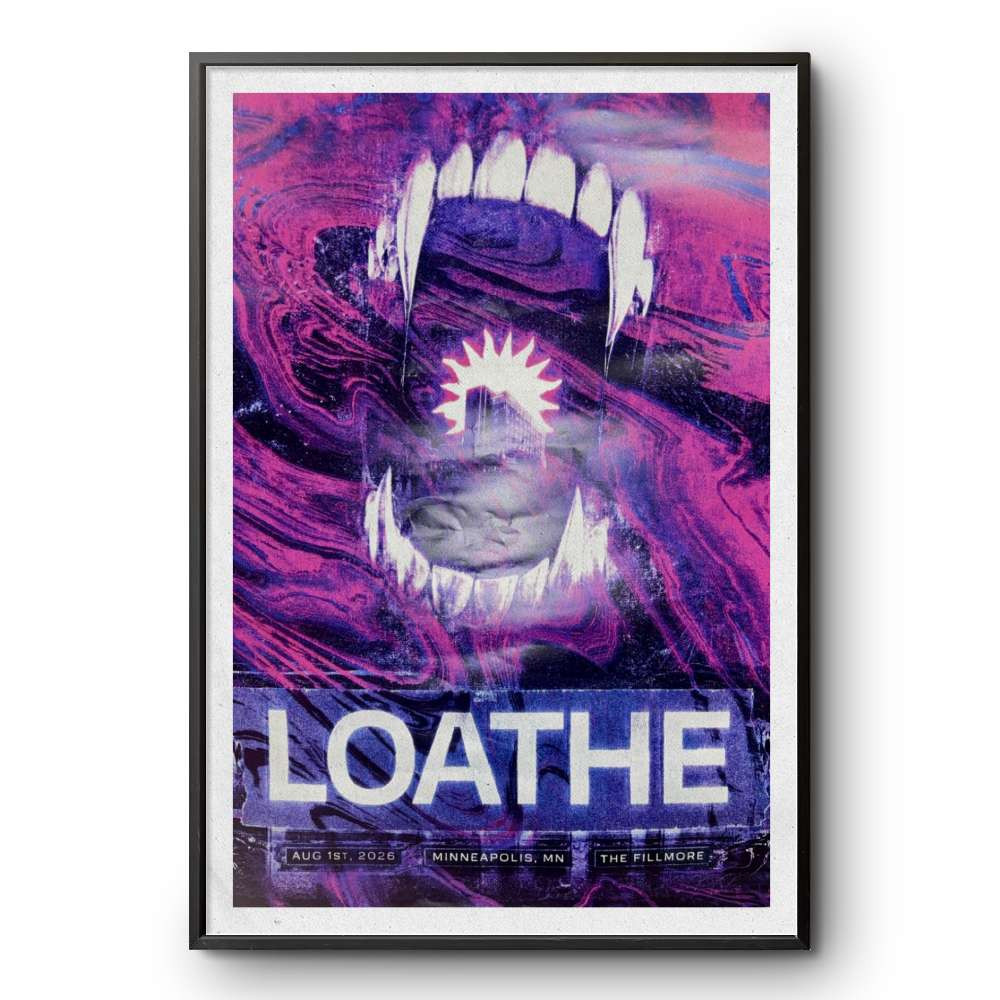 Loathe The Fillmore Aug 01 2026 Concert Minneapolis Poster Loathe The Fillmore Aug 01 2026 Concert Minneapolis Poster