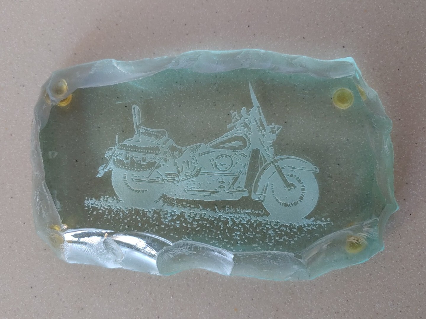 Vintage Motorcycle Paperweight 6\