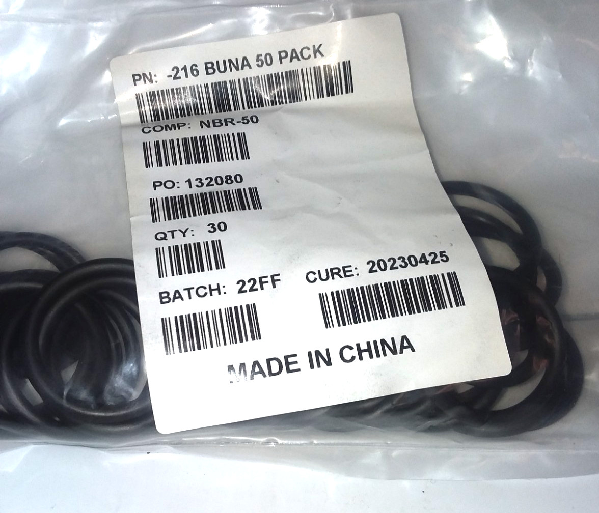 (QTY-30) NEW -216 BUNA NBR-50 O RINGS (QTY-30) NEW -216 BUNA NBR-50 O RINGS