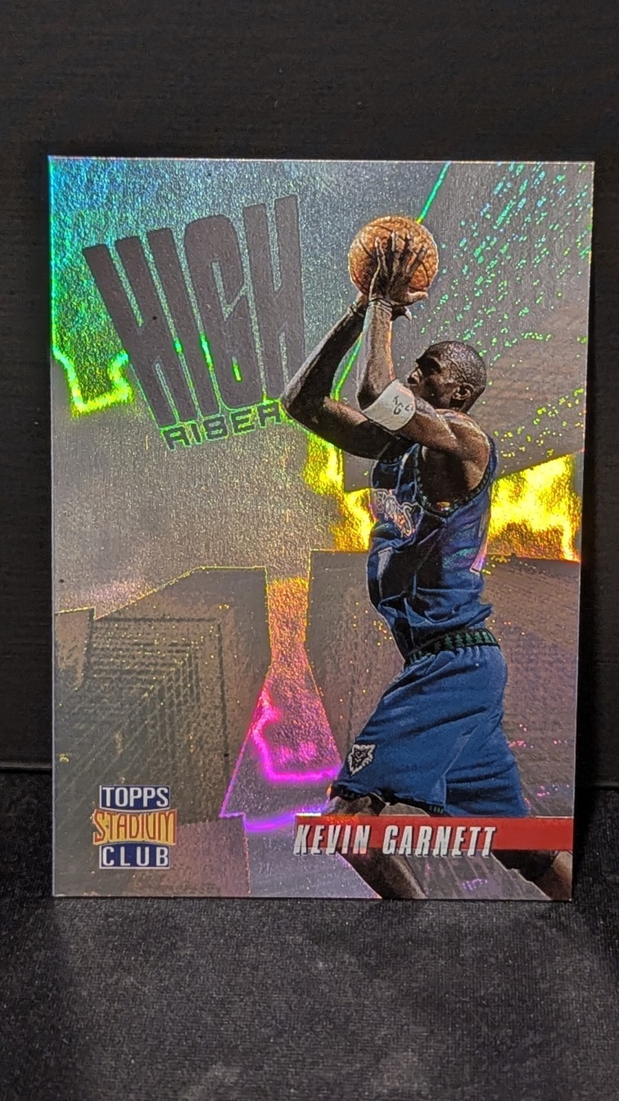1997 Topps Stadium Club Kevin Garnett High Riser HR6 Timberwolves 1997 Topps Stadium Club Kevin Garnett High Riser HR6 Timberwolves