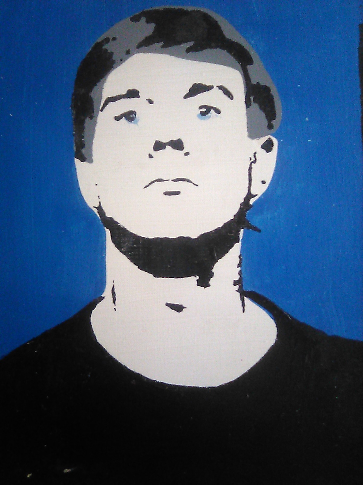 Andy Warhol Silkscreen Canvas Painting Signed Stamped Framed Pop Art Andy Warhol Silkscreen Canvas Painting Signed Stamped Framed Pop Art