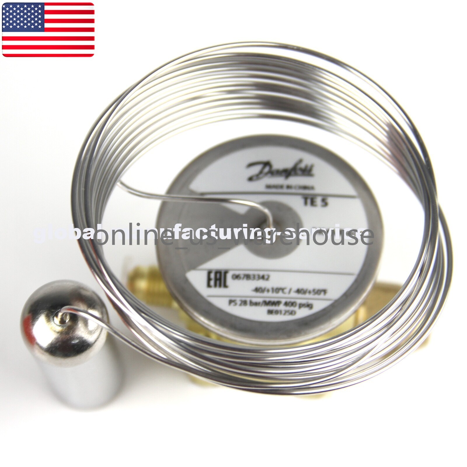 New DANFOSS 067B3342 Thermal Expansion valve Element - US Stock New DANFOSS 067B3342 Thermal Expansion valve Element - US Stock