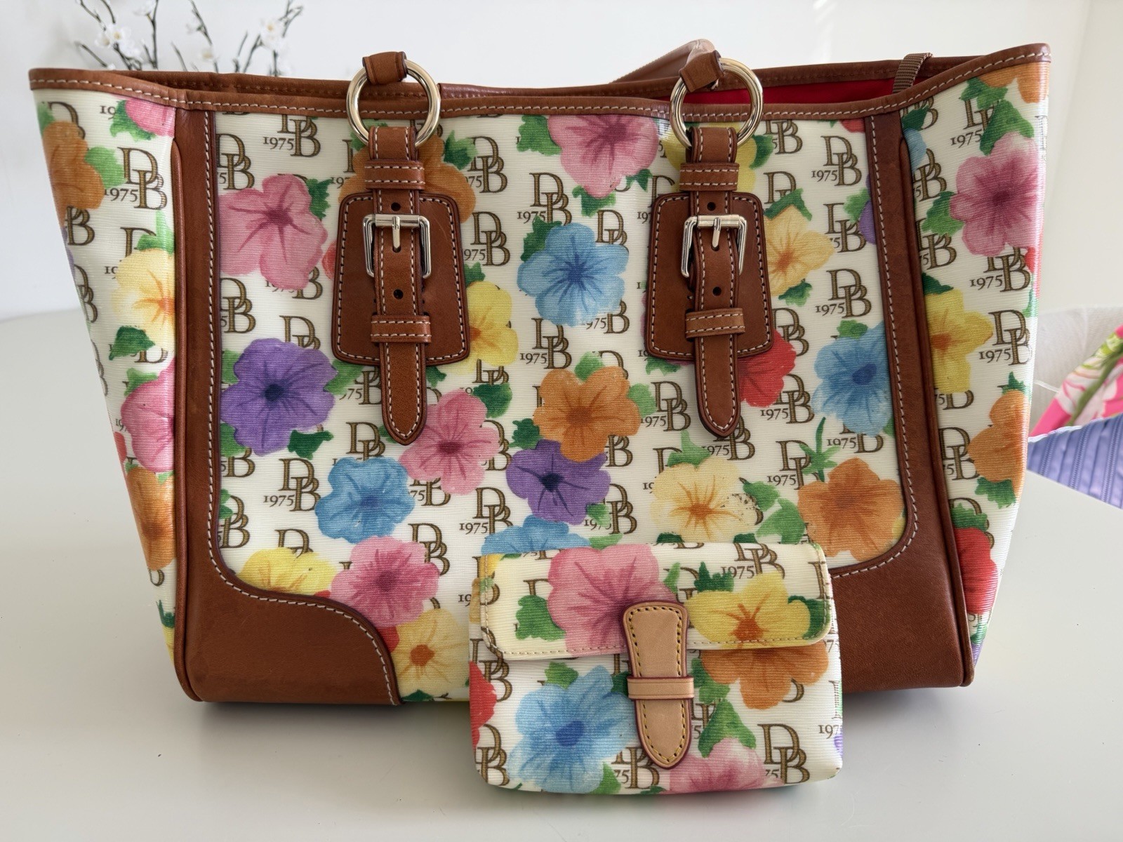 Dooney And Bourke Large Tote Bag & SMALL Purse PLEASE READ DESCRIPTION SEE PIC’S